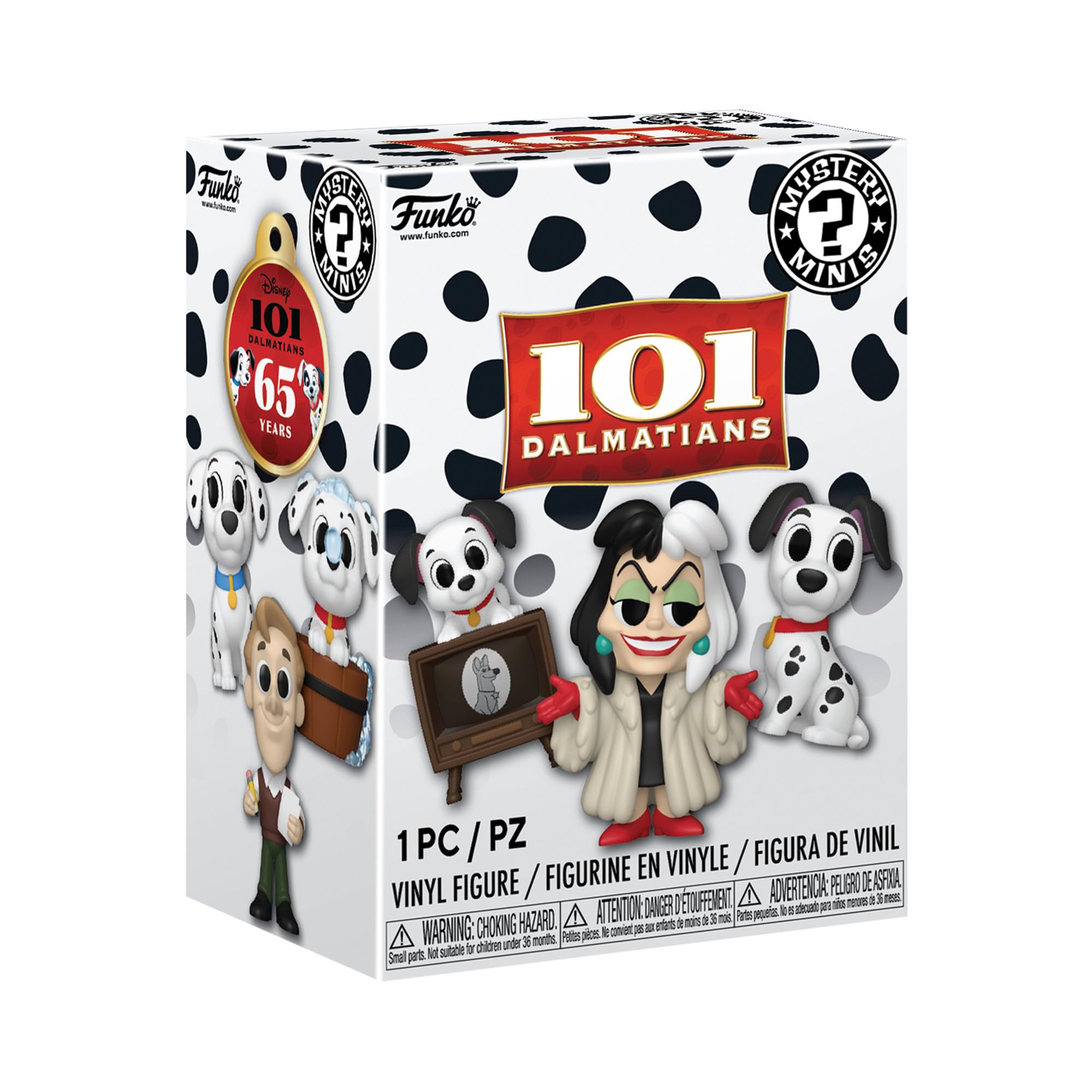 Funko Mystery Mini: Disney 101 Dalmatians Vinyl Figure Blind Box | 3.4 Inches