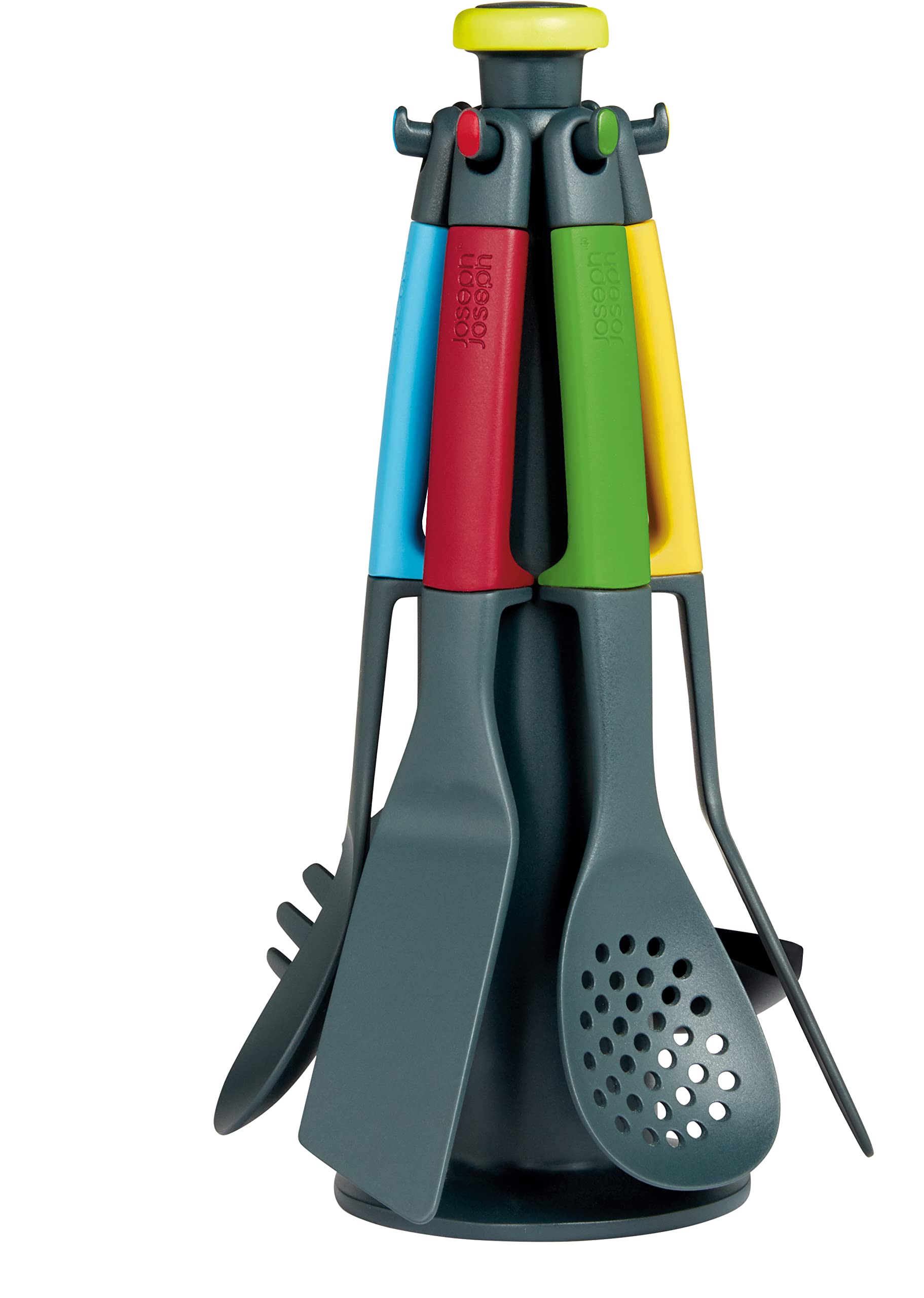 Casdon Joseph Joseph Elevate Kitchen Utensil Set - 6-Piece Carousel | Ages 3+ | Multicolored Plastic