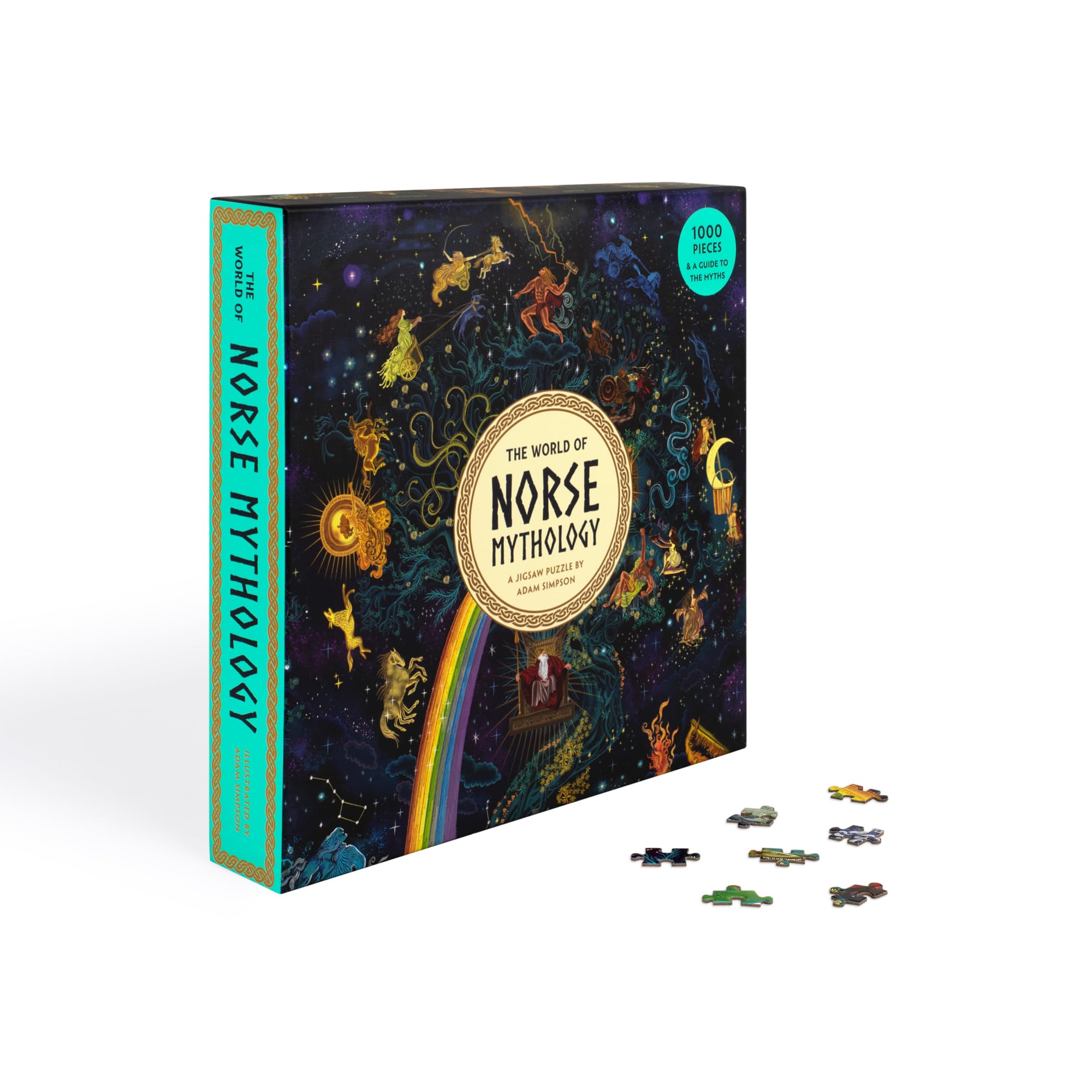 Laurence King The World of Norse Mythology Jigsaw Puzzle - 1000 Pieces | 19 x 27 in 3