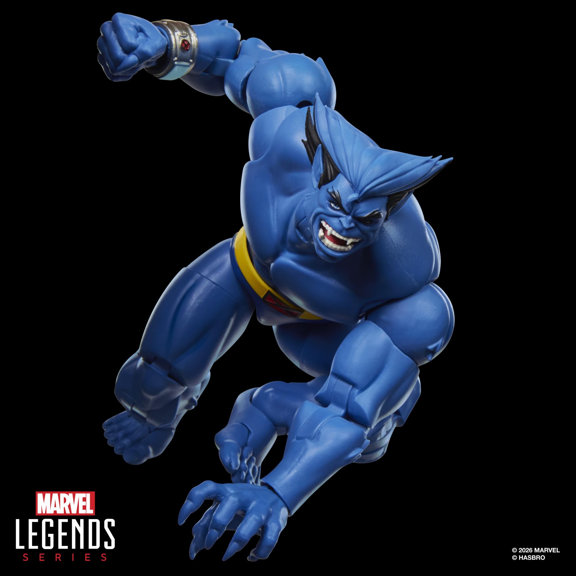 Marvel Legends Series Marvel's Beast X-Men '97 Collectible 15 cm Scale Action Figure | Ages 4+ | Plastic 4