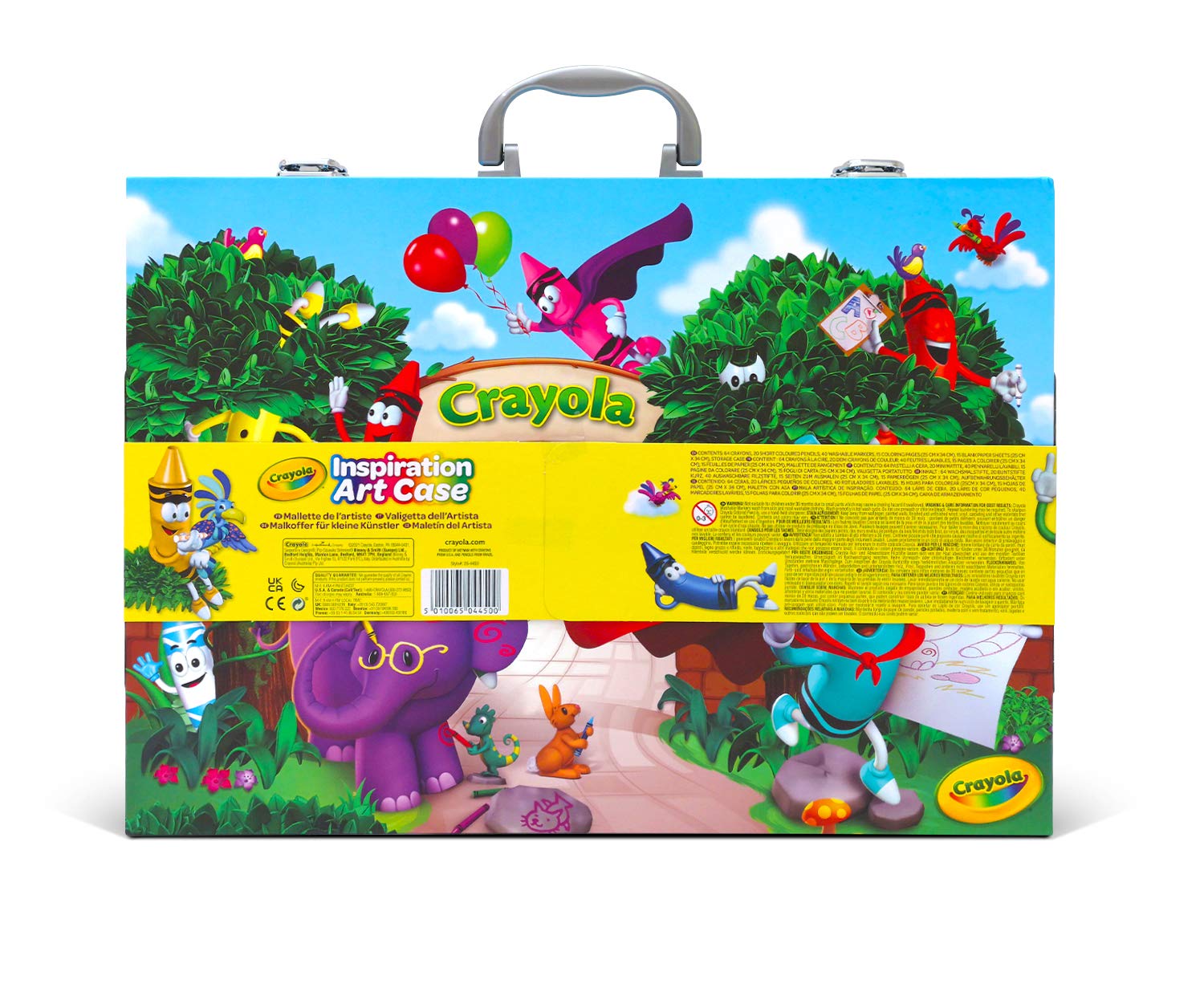 Crayola Inspiration Art Case – 155-teiliges Kunstbedarfsset für Kinder mit Buntstiften, Markern und Bleistiften 4