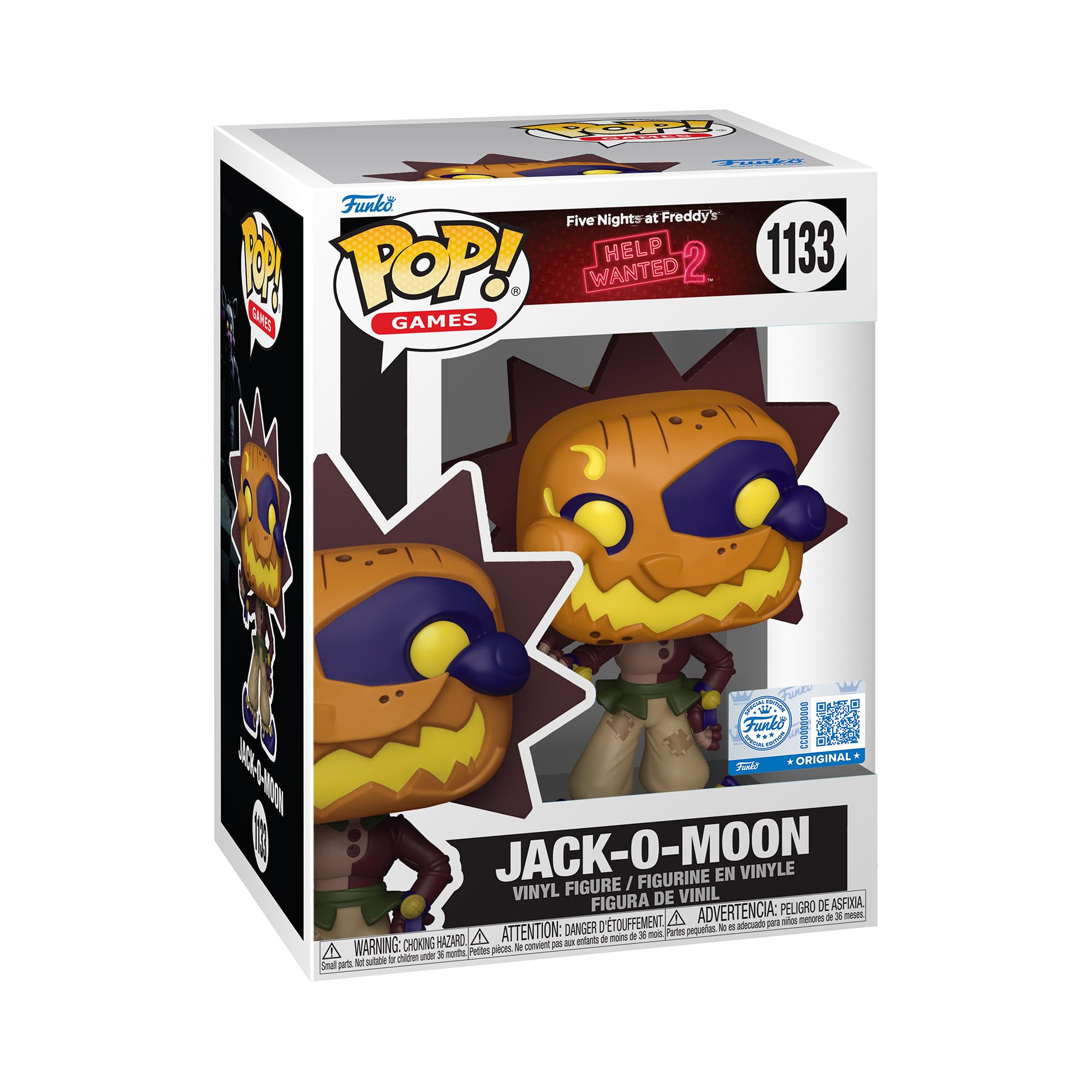 Funko Pop! Games: Five Nights at Freddy's - Jack-O-Moon Chibi Figure | Vinyl | 3.75 in