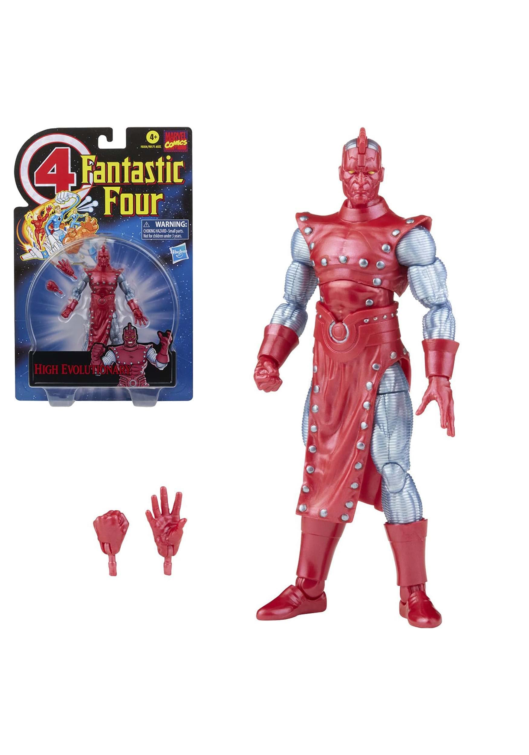 Hasbro Marvel Legends Series Retro Fantastic Four High Evolutionary 6 Zoll große Actionfigur – ab 4 Jahren 7