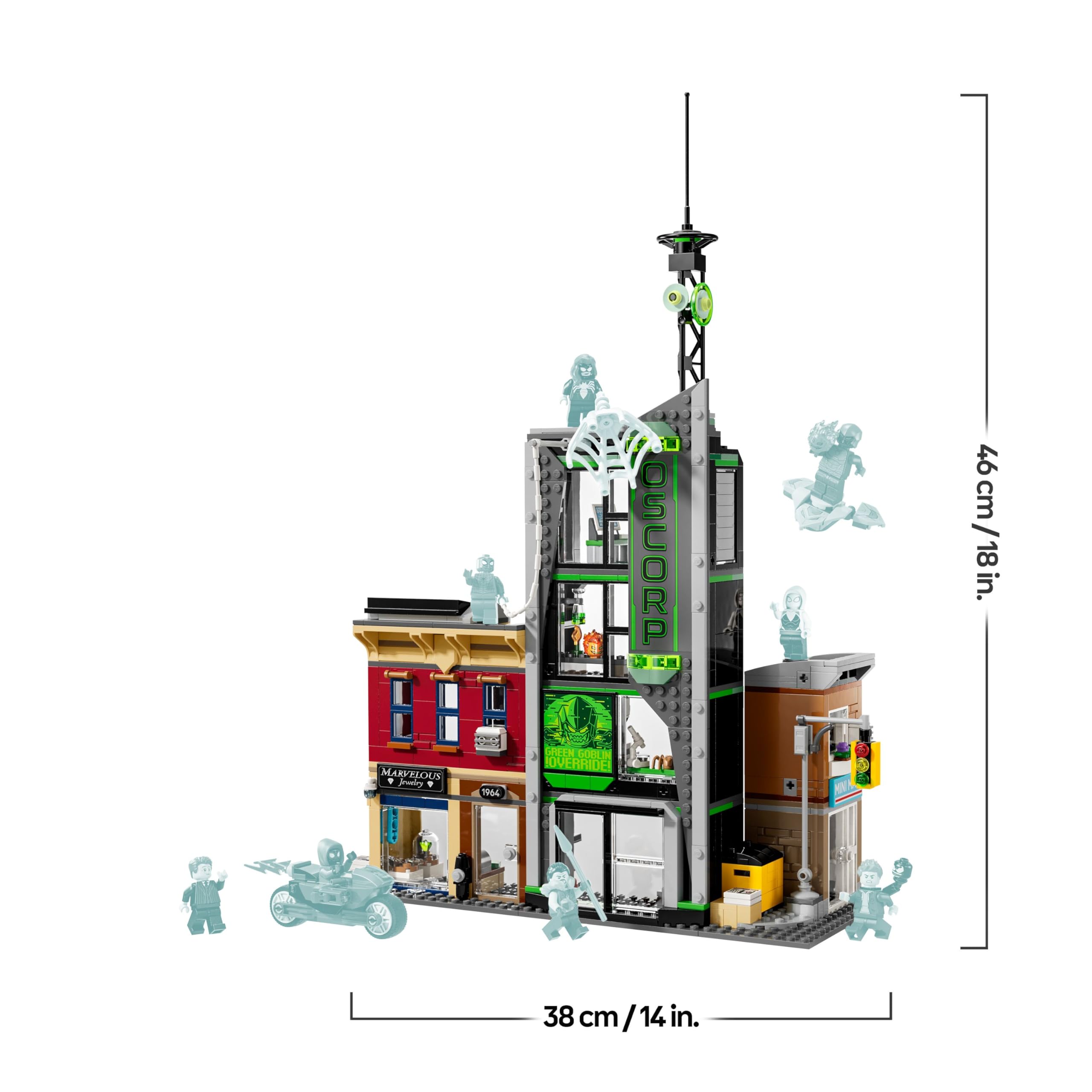 LEGO Marvel Spider-Man vs. Oscorp Building Set 76324 | 8 Minifigures | Ages 10+ 7