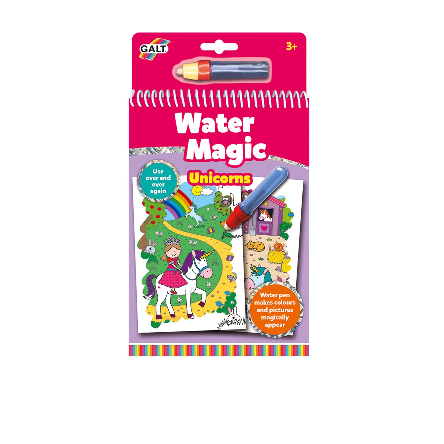 Galt Toys Water Magic Unicorns Colouring Book | Reusable Mess-Free Fun | Ages 3+