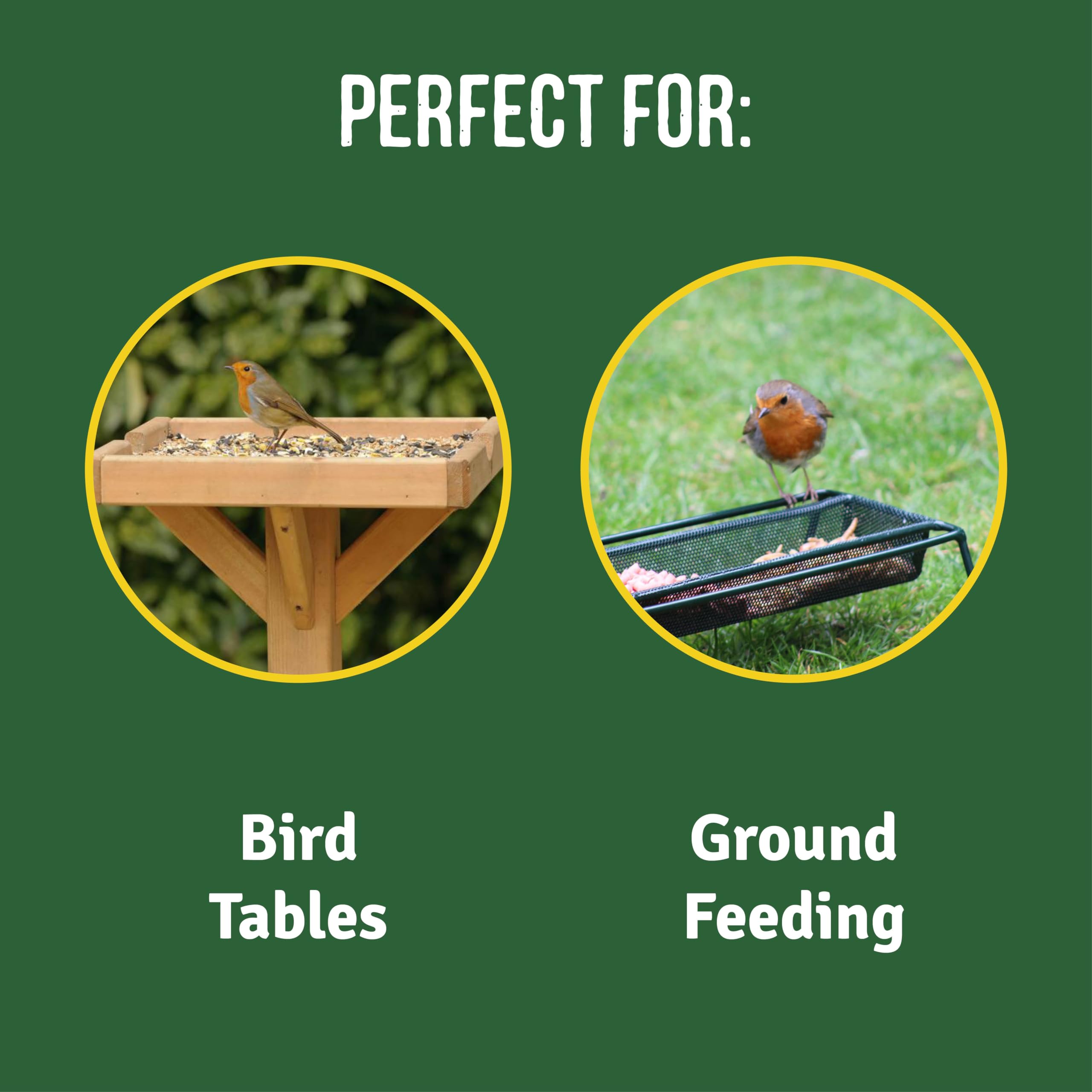 Honeyfield's No Grow Bird Food for Wild Birds - 1.6 kg Resealable Bag | High Energy Seeds 5