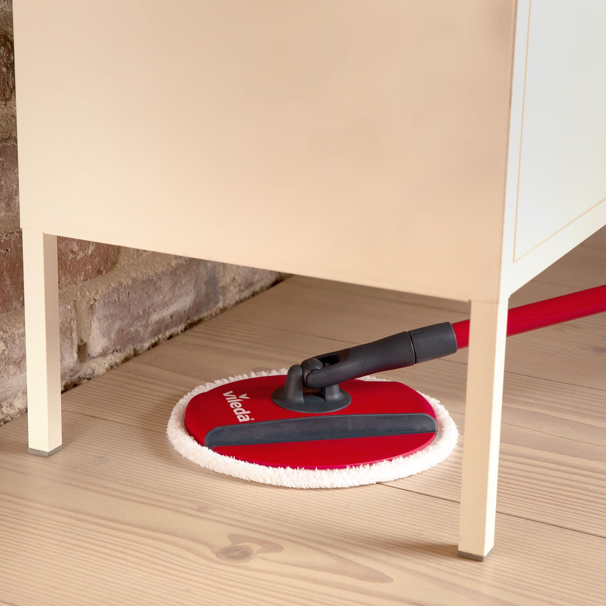 Vileda Spin & Clean Floor Mop and Bucket Set - Removes 99.9% Bacteria | Machine Washable Pad 5