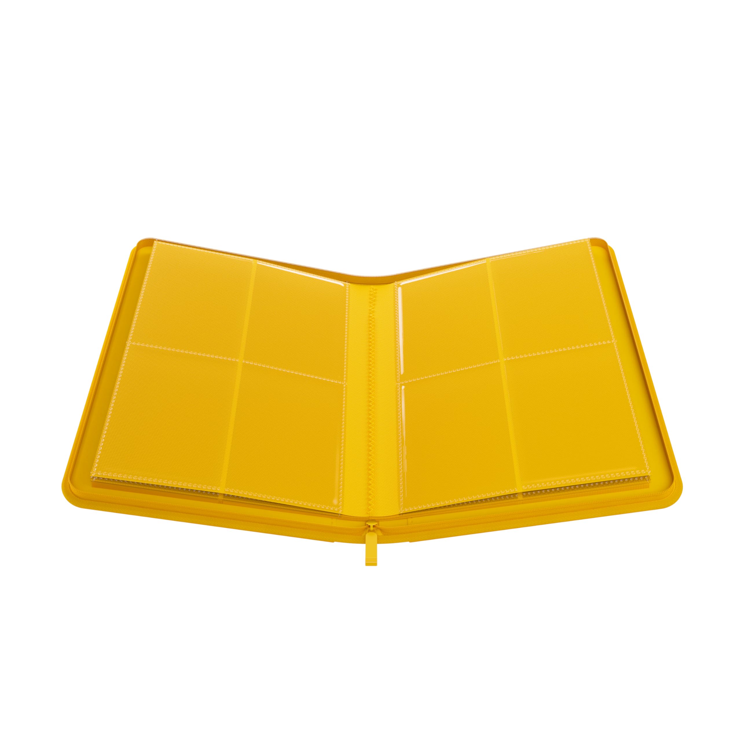 Gamegenic Zip-Up Album 8-Pocket - Yellow | Holds 160 Cards | Impact Resistant 4