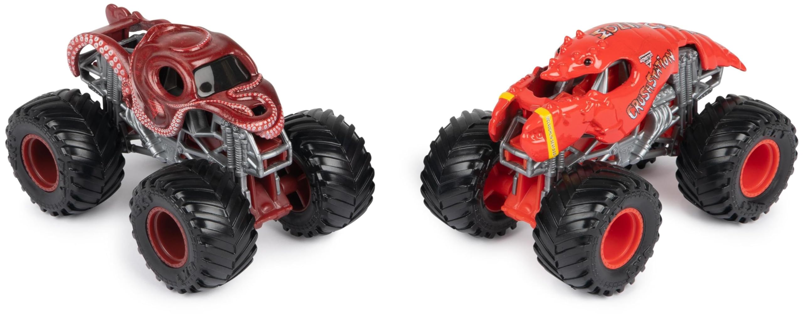 Monster Jam 1:64 Scale Die-Cast 2-Pack Motor Vehicles | Assorted Models | Ages 3+ 4