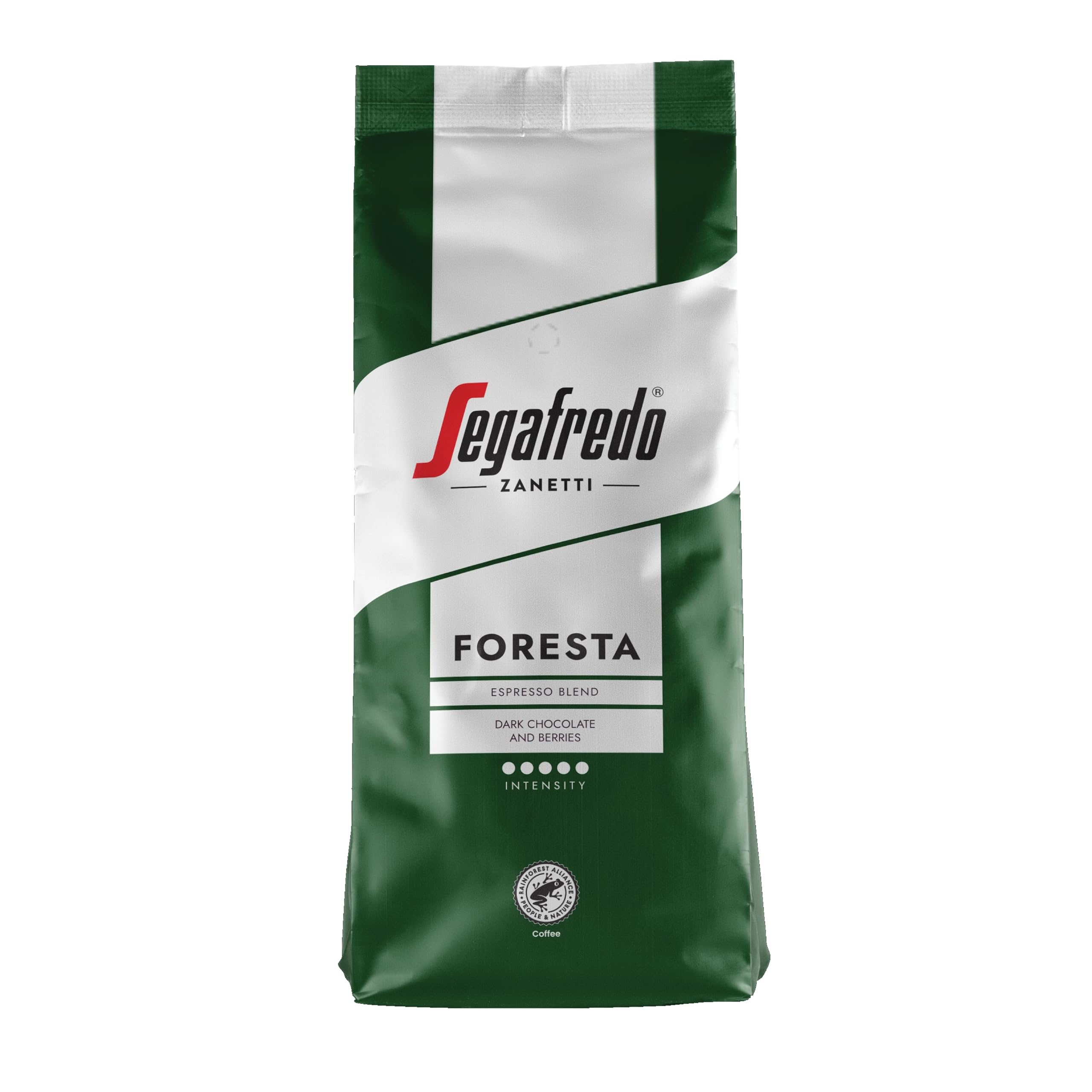 Segafredo Zanetti FORESTA Whole Coffee Beans - Rainforest Alliance Certified | 1Kg Pack