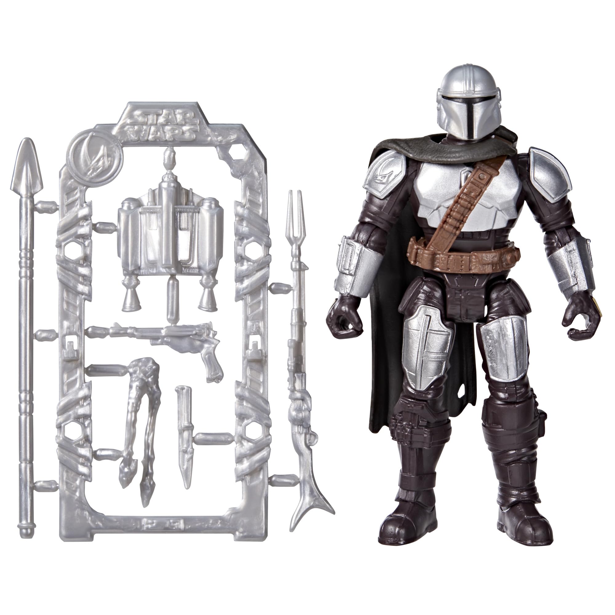 Star Wars ActionVerse The Mandalorian 11-cm Action Figure with 6 Accessories | Ages 4+ 3
