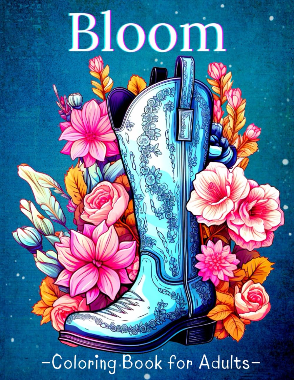 Majosta Bloom Coloring Book for Adults: Relaxing Flowers Coloring Book for Women | Paperback | 106 Pages