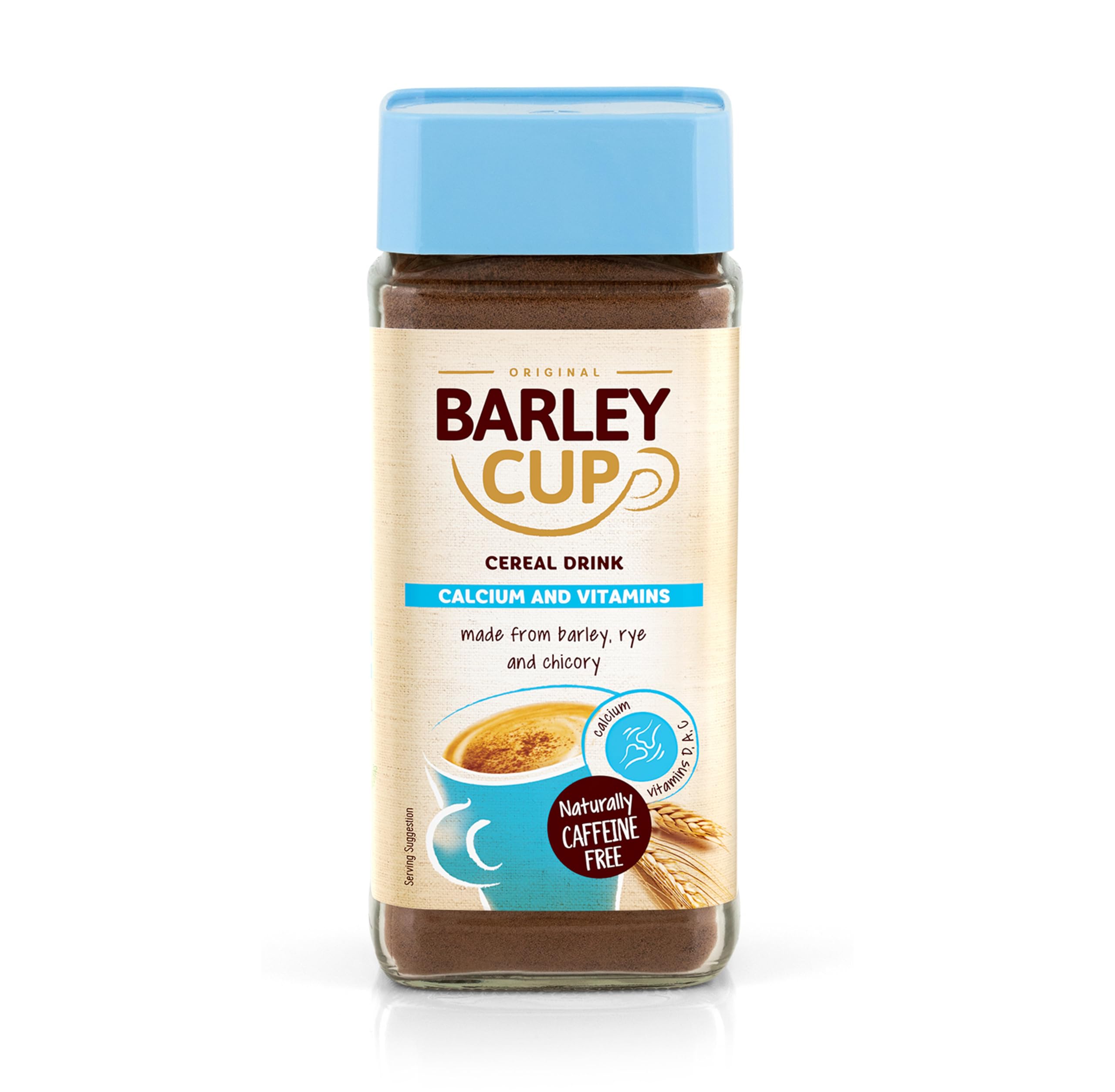 Barleycup Instant Grain Beverage - Caffeine-Free Coffee Alternative with Calcium & Vitamins, 100g 1