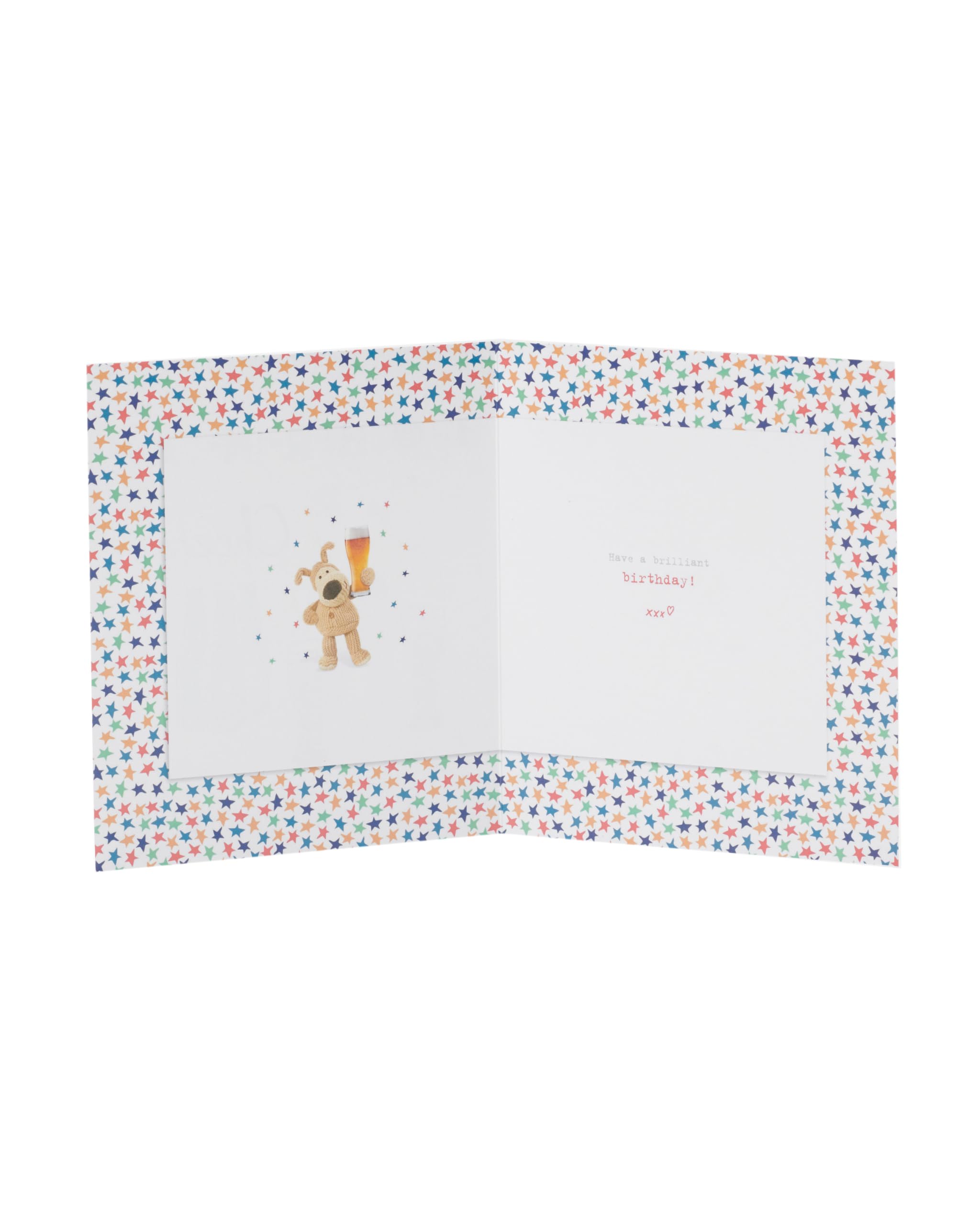 Boofle Birthday Card for Brother-in-Law with Gold Foil Detailing | 165 x 190 mm