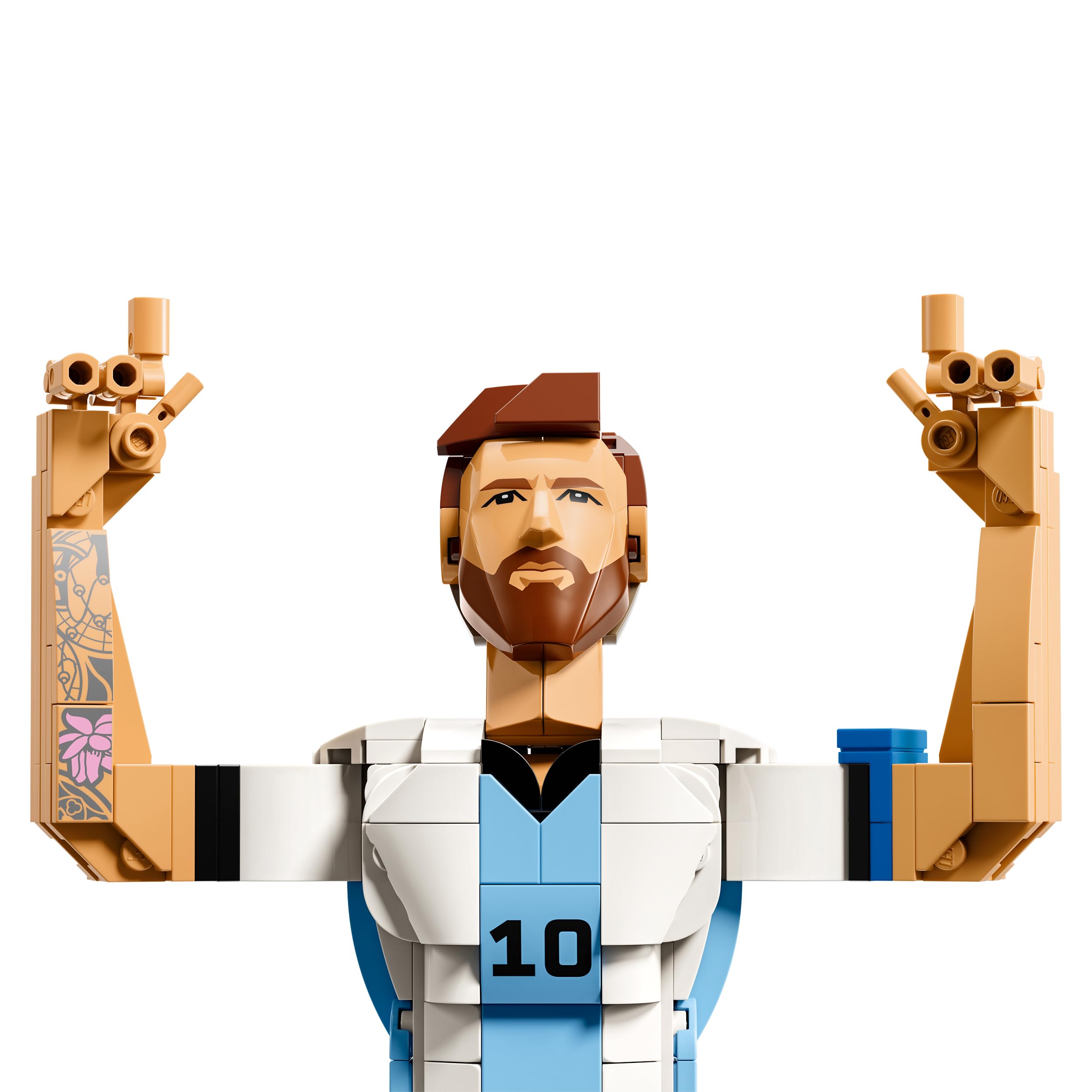 LEGO Editions Lionel Messi – Football Legend 3D Figure Display Model | Age 12+ 4