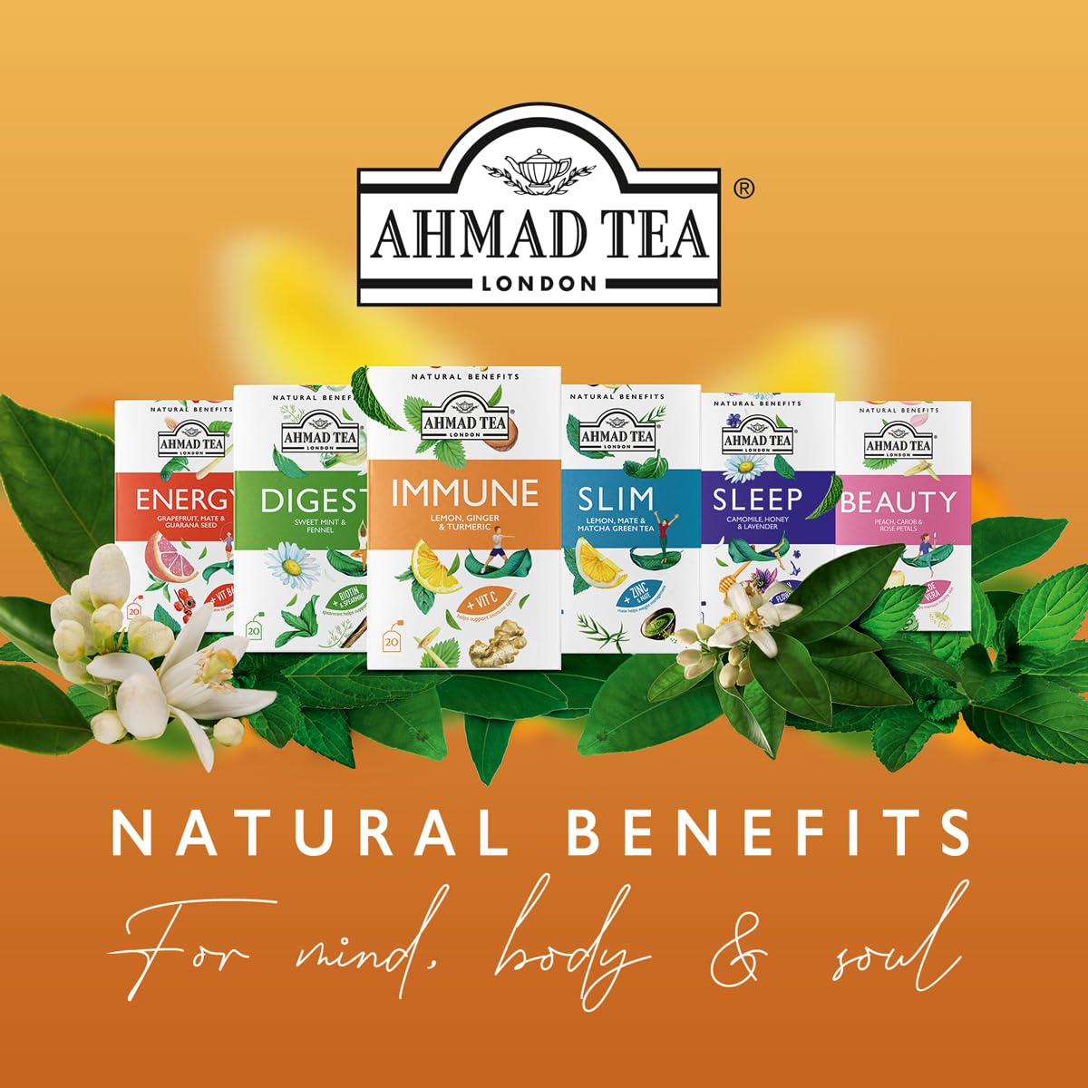 Ahmad Tee - Natural Benefit Selection Pack (308 g) 4