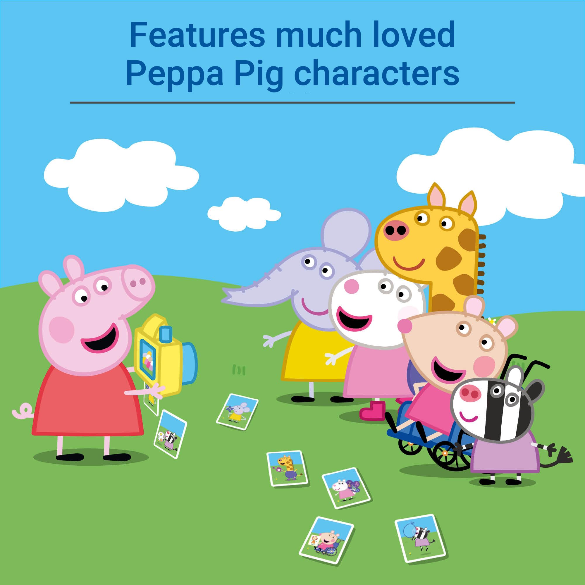 Ravensburger Peppa Pig Lustiges Foto-Kinderspiel – Brettspiel für Kinder, 2–4 Spieler 5