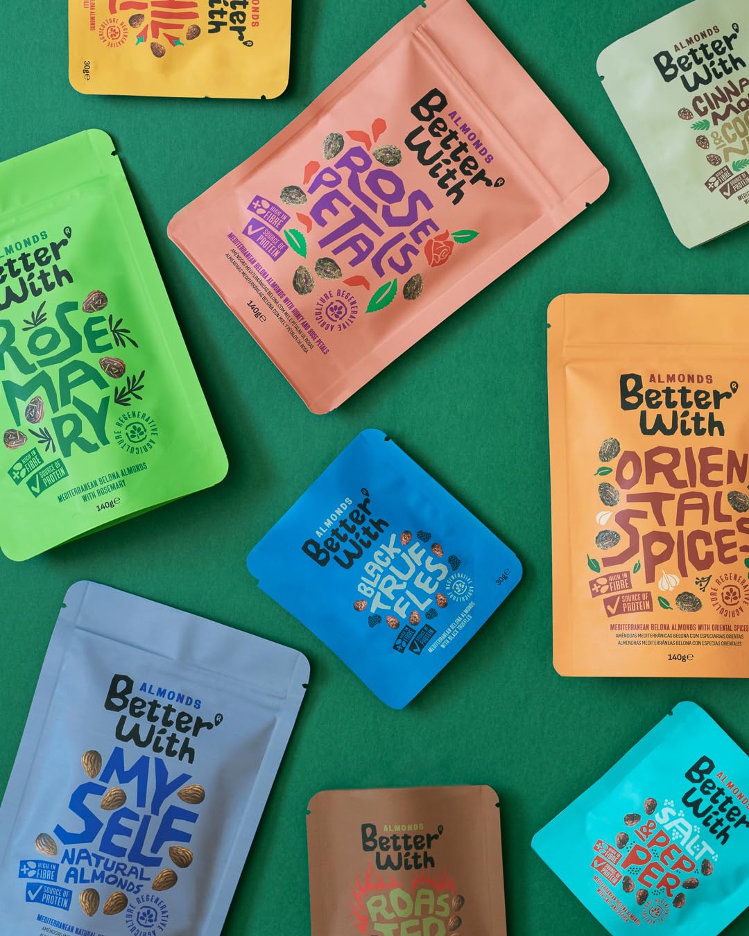 Better With Honey & Sea Salt Almonds - Sweet & Savoury Gourmet Snack | 120g 6