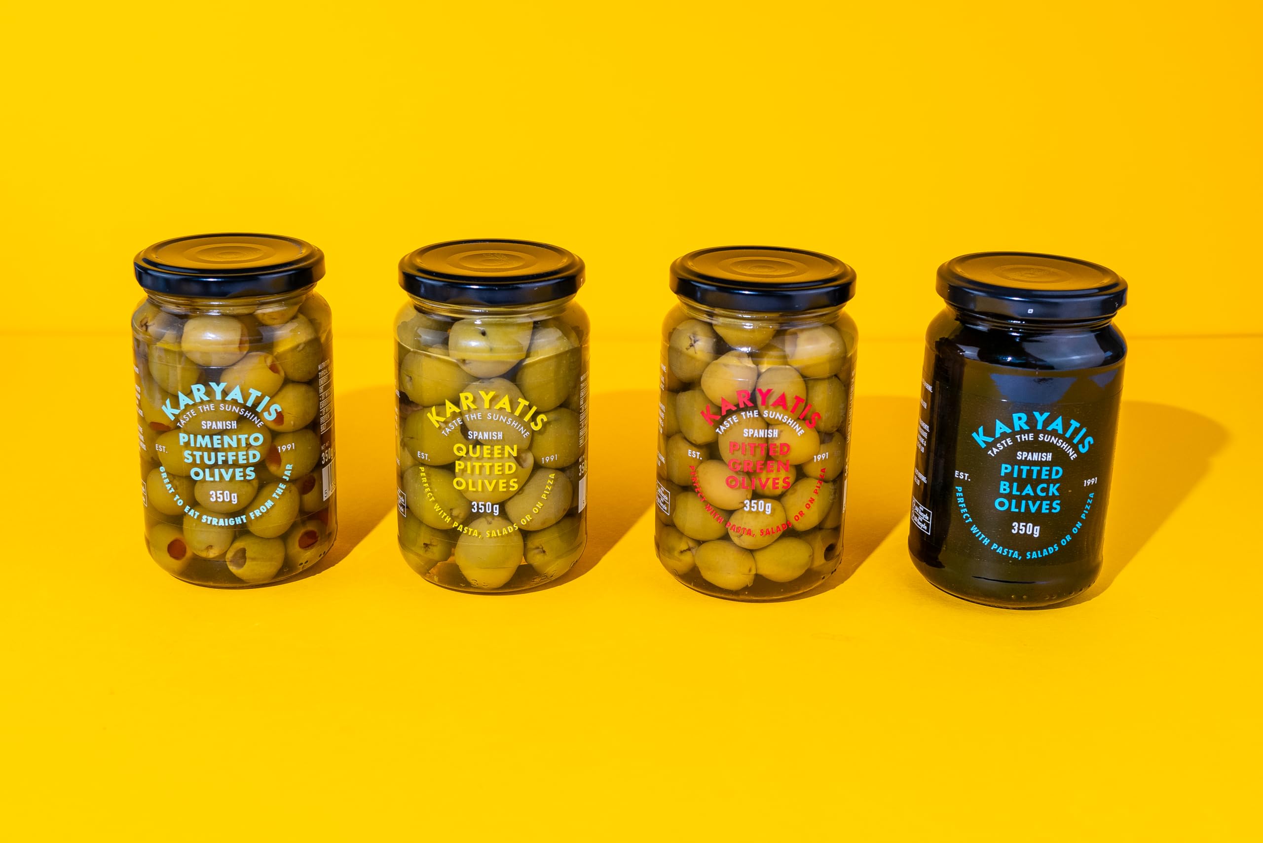 Karyatis Spanish Green Queen Olives in Brine | 350 g Glass Jar | Semi-firm Texture 3