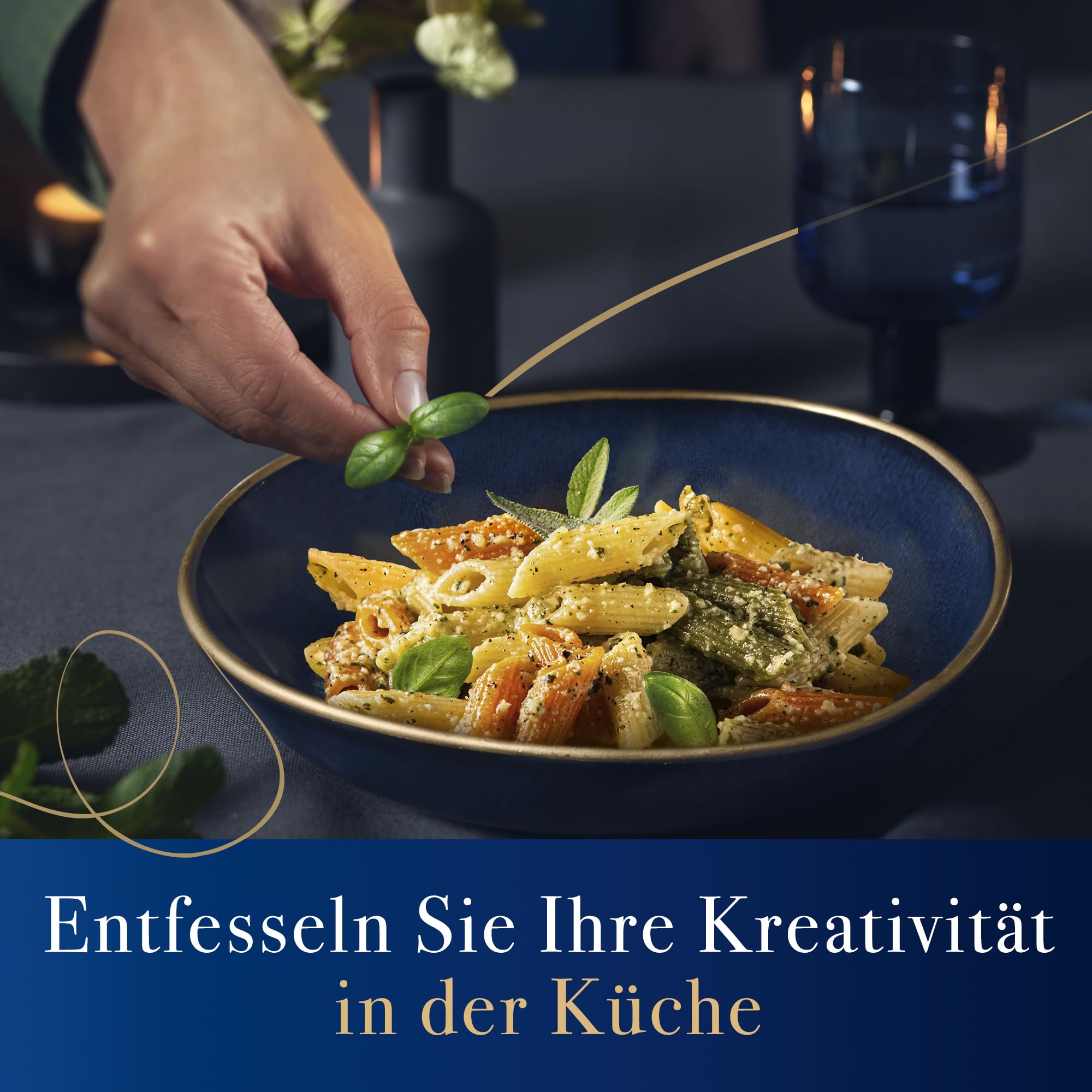 Barilla Mezze Penne Tricolore Pasta - Tri-Color Durum Wheat Semolina | 500g 3