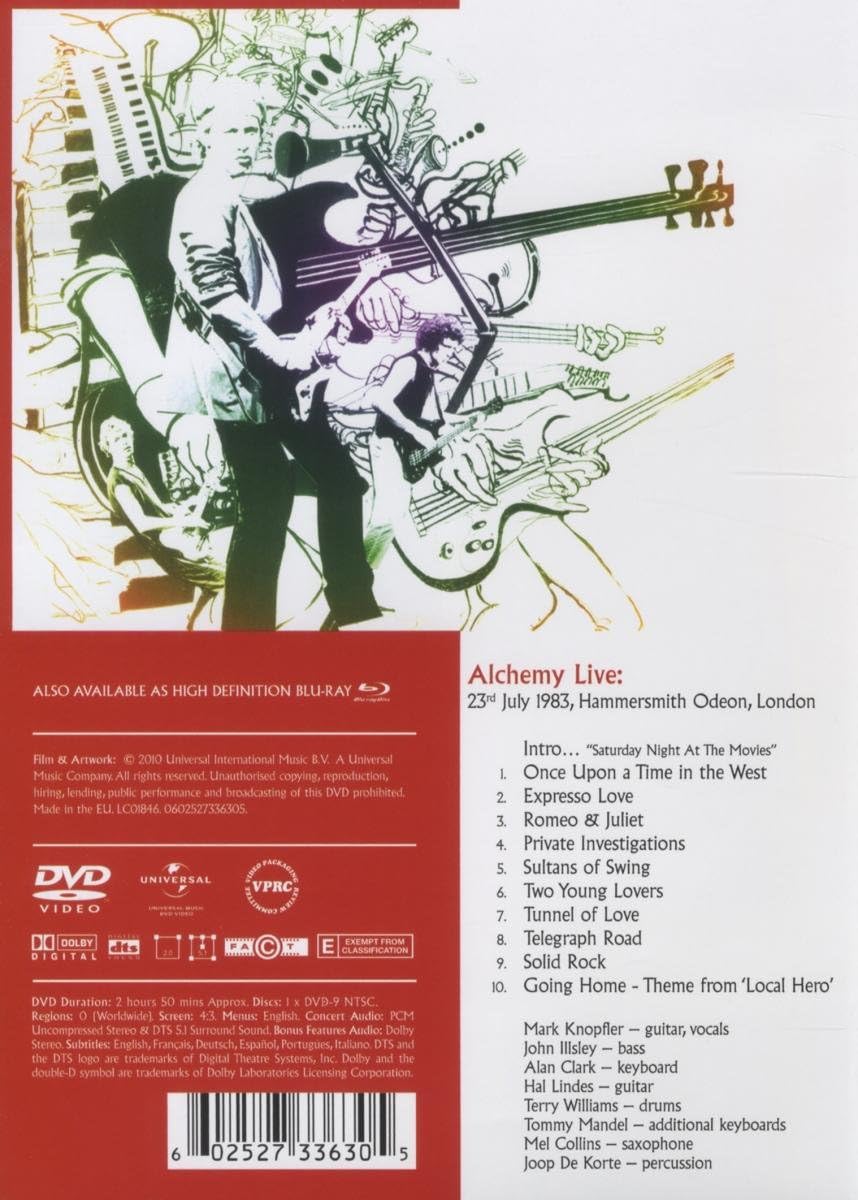 Dire Straits: Alchemy Live (2010) - DVD Special Edition (Region Free) (‎7442336) 2