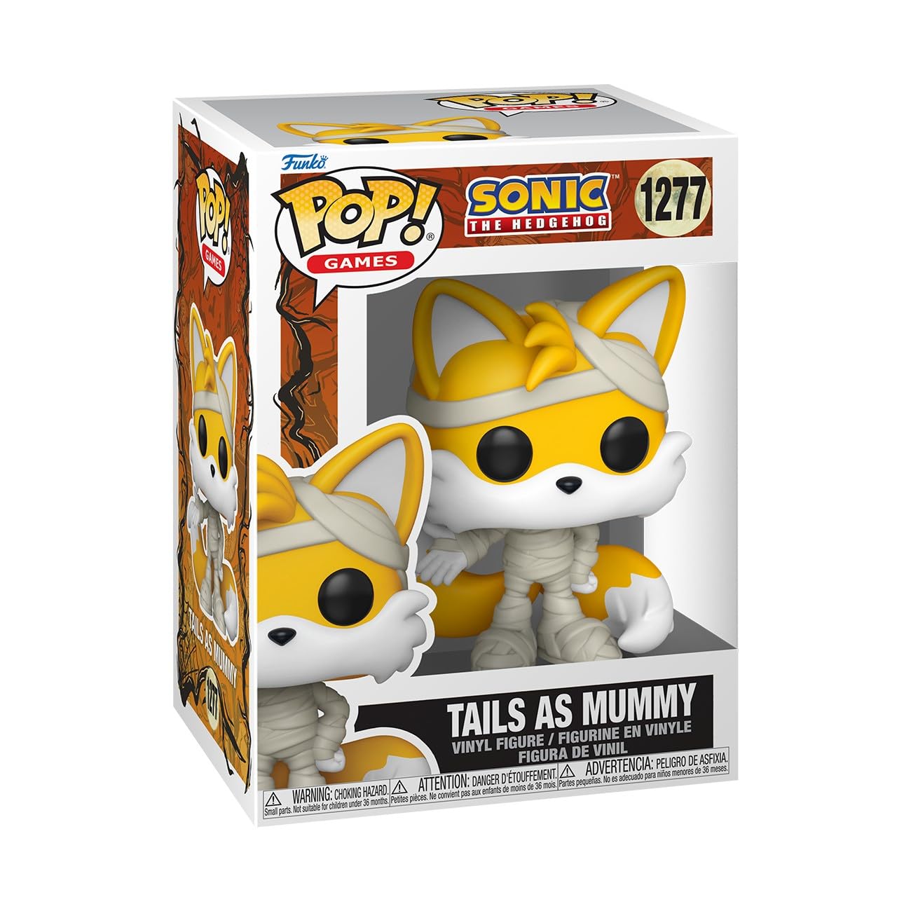 Funko POP! Games: Sonic the Hedgehog - Tails as Mummy Vinyl Figure | Approx. 3.75 inches | Ages 3+ 1