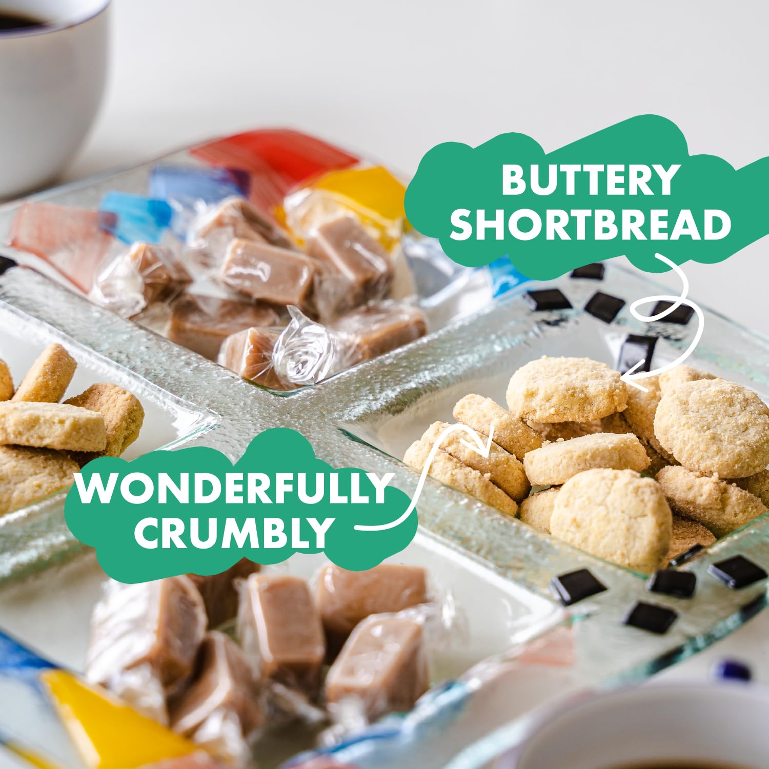 Josh & Jim's Shortbread & Clotted Cream Fudge Gift Box - 280g | Traditional British Recipe 3