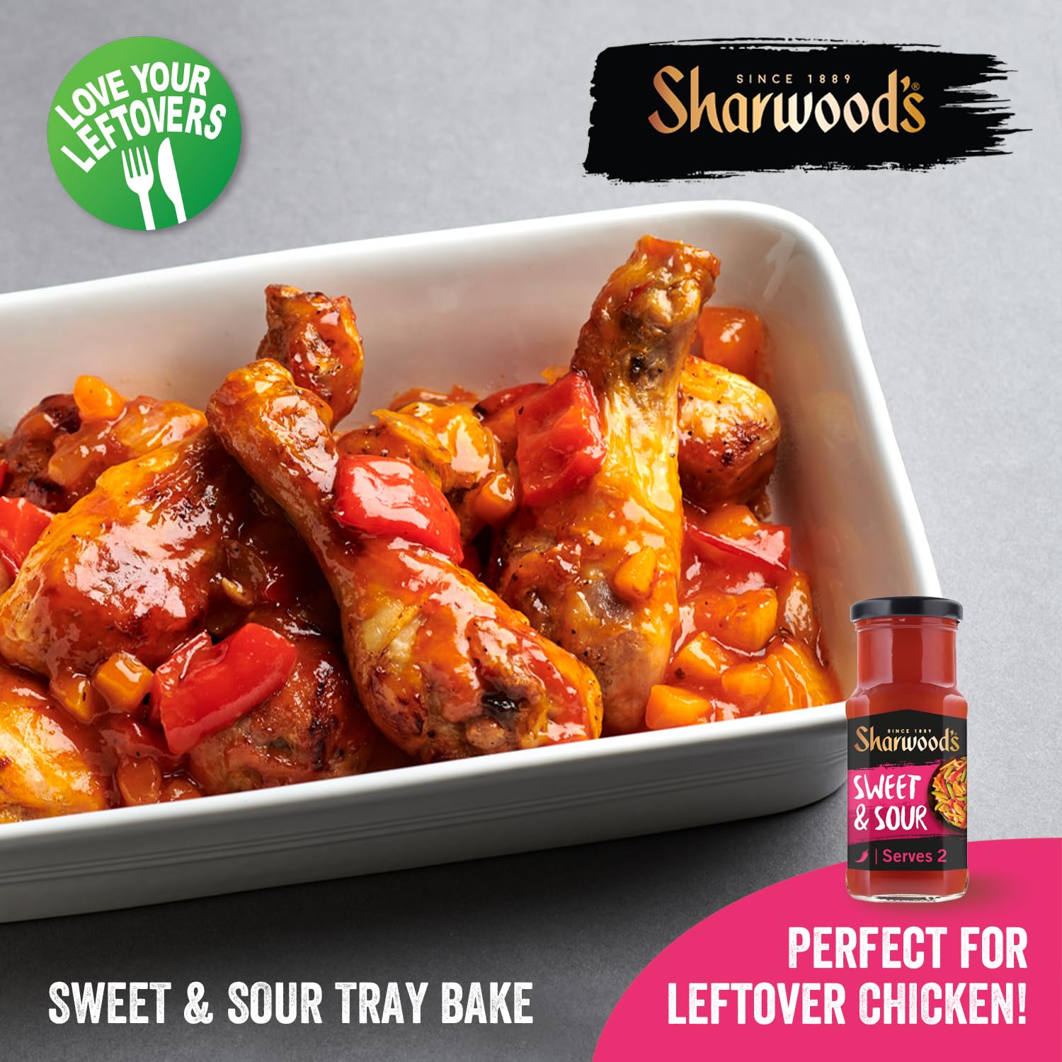 Sharwood's Sweet & Sour Stir-Fry Sauce - Tangy Tomato & Pineapple Flavor | 195g Jar 3
