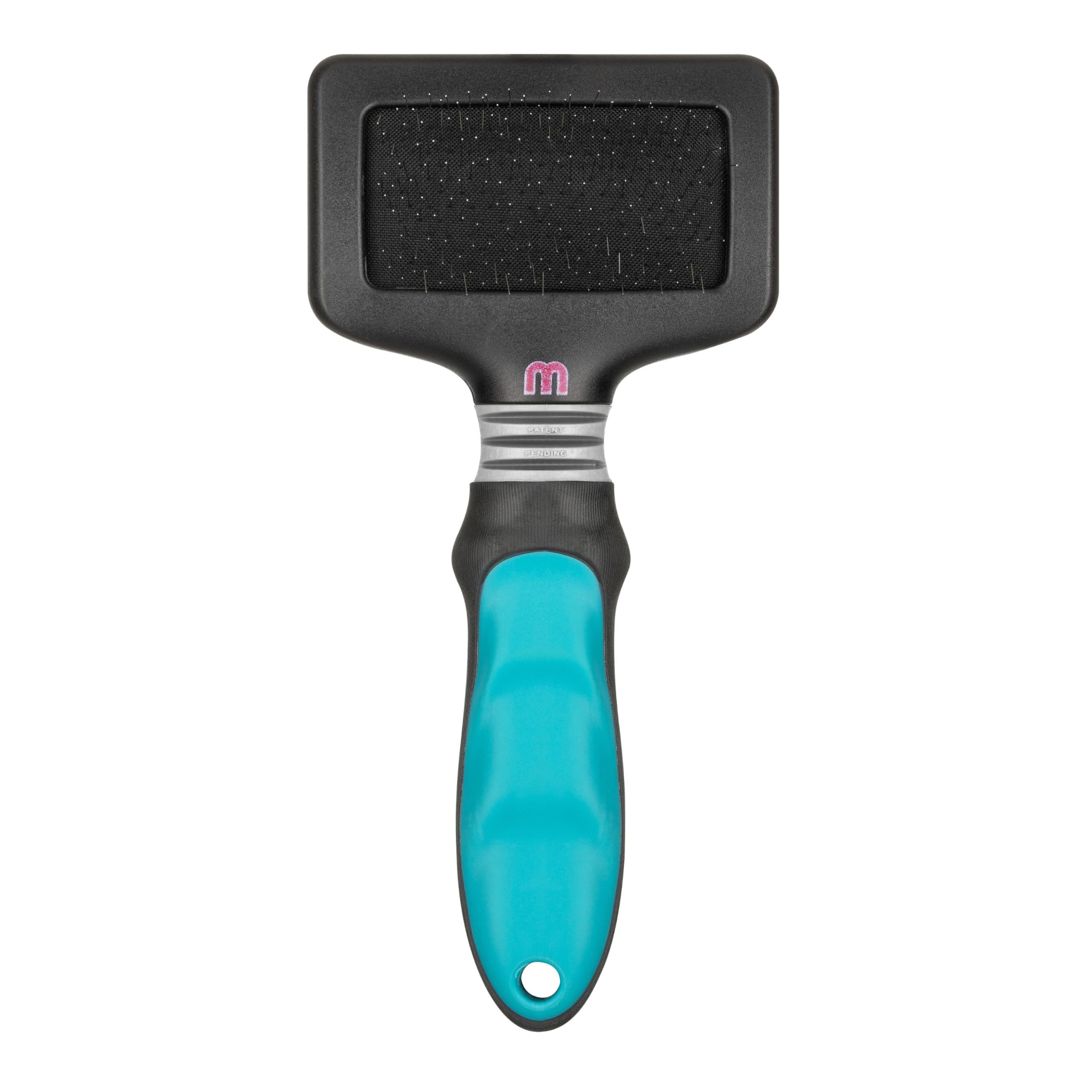 Mikki Soft Pin Slicker Brush - Removes Knots & Dead Hair | Ergonomic Handle | Small Size 6