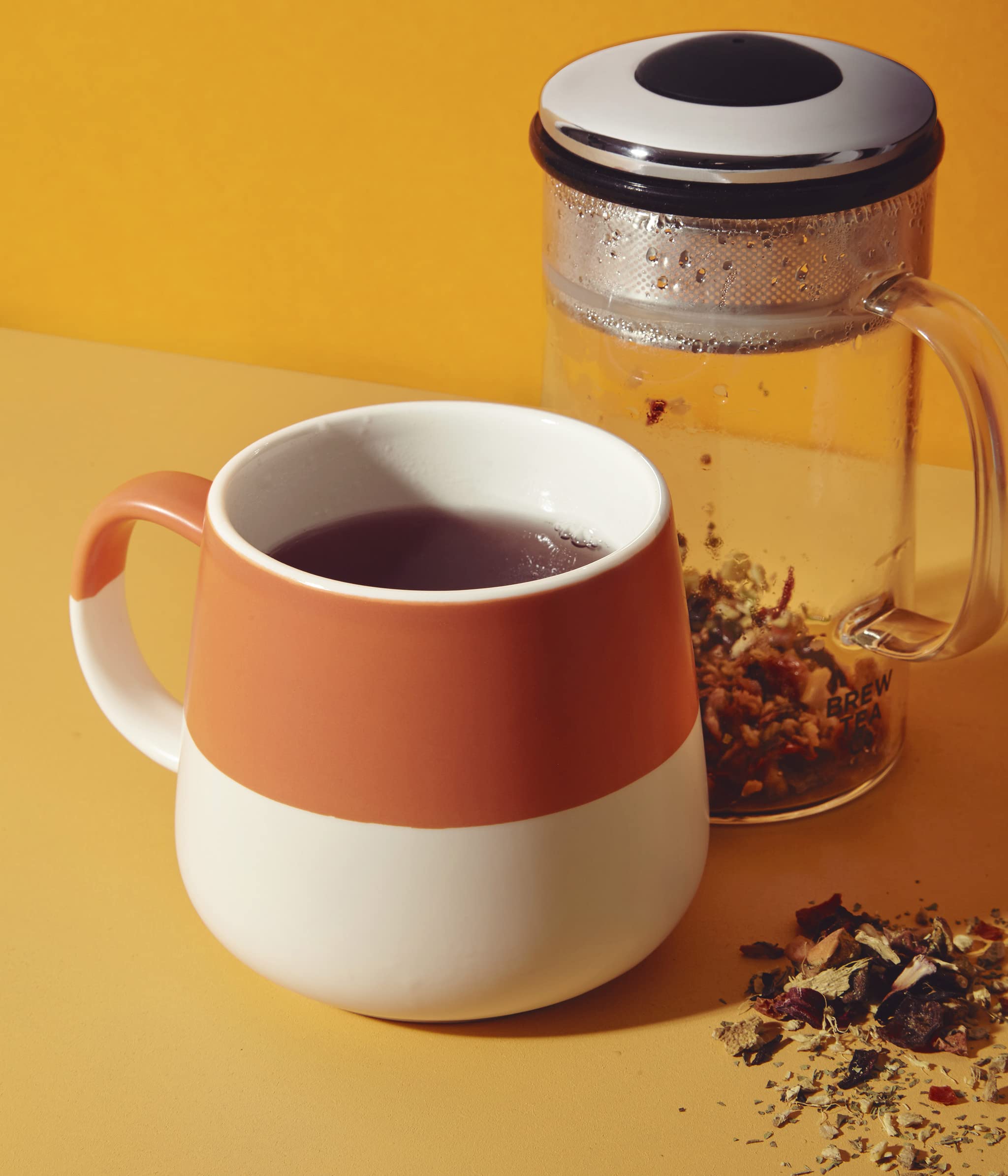 Brew Tea Co Lemon and Ginger Loose Leaf Tea 113g