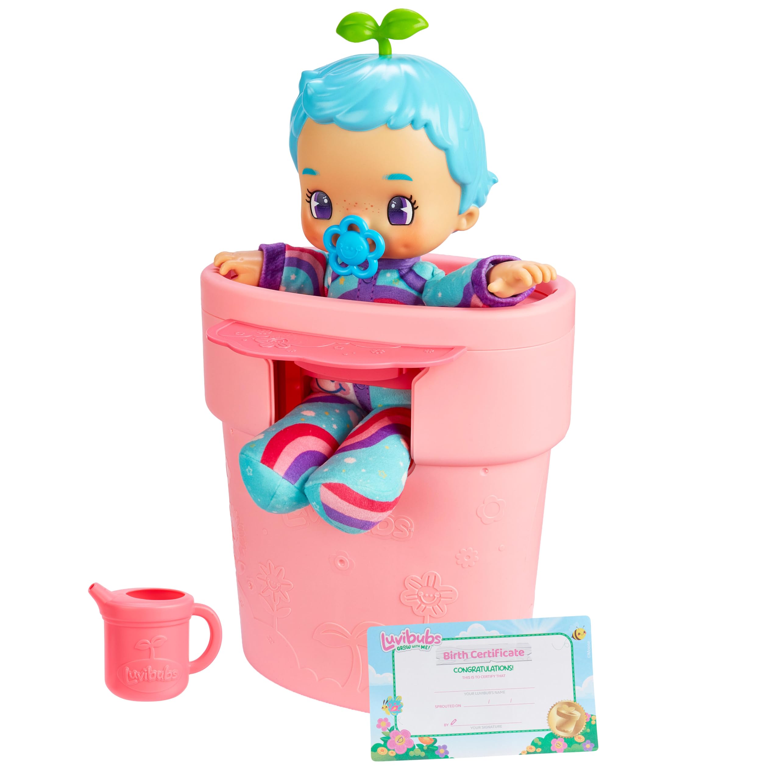 LUVIBUBS Brave Bella Baby Doll - Interactive Growth Playset | Ages 3+ | Multicolor 6