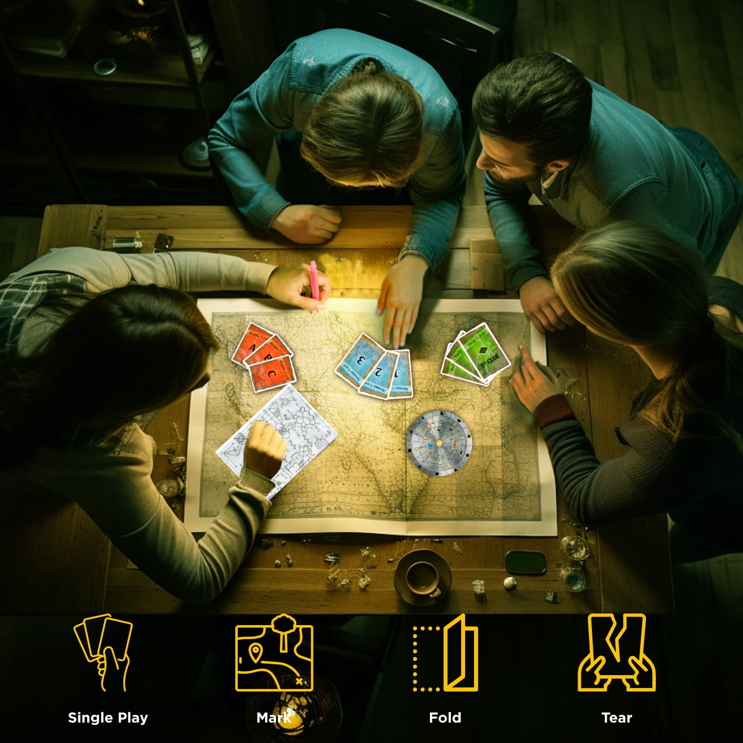 Thames & Kosmos EXIT: The Secret Lab Escape Room Card Game