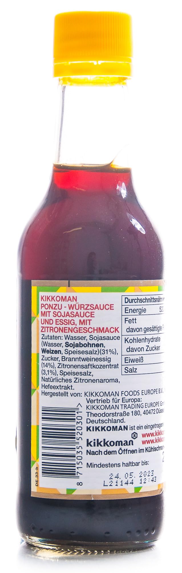 Kikkoman Ponzu Citrus Seasoned Soy Sauce Lemon | 250ml | Vegan Friendly 4