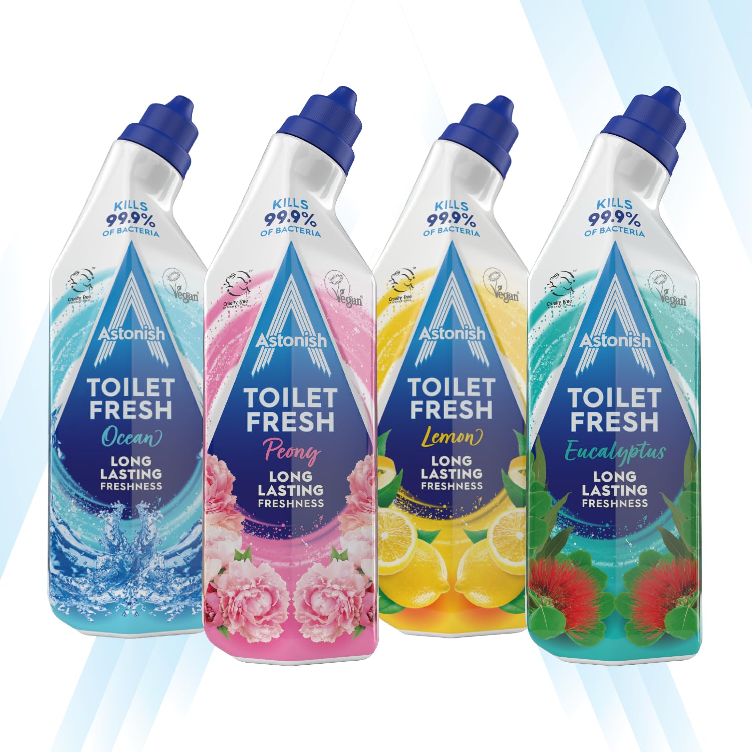 Astonish Peony Toilet Fresh Gel - Kills 99.9% Bacteria | Prevents Limescale | 750 ml 3