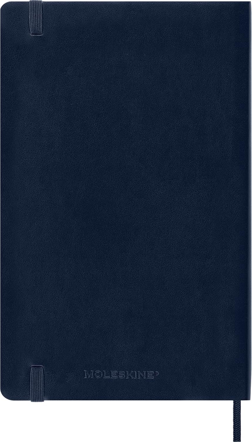 Moleskine Classic Notebook - Soft Cover Ruled Paper Journal | Sapphire Blue | Large A5 | 192 Pages 3