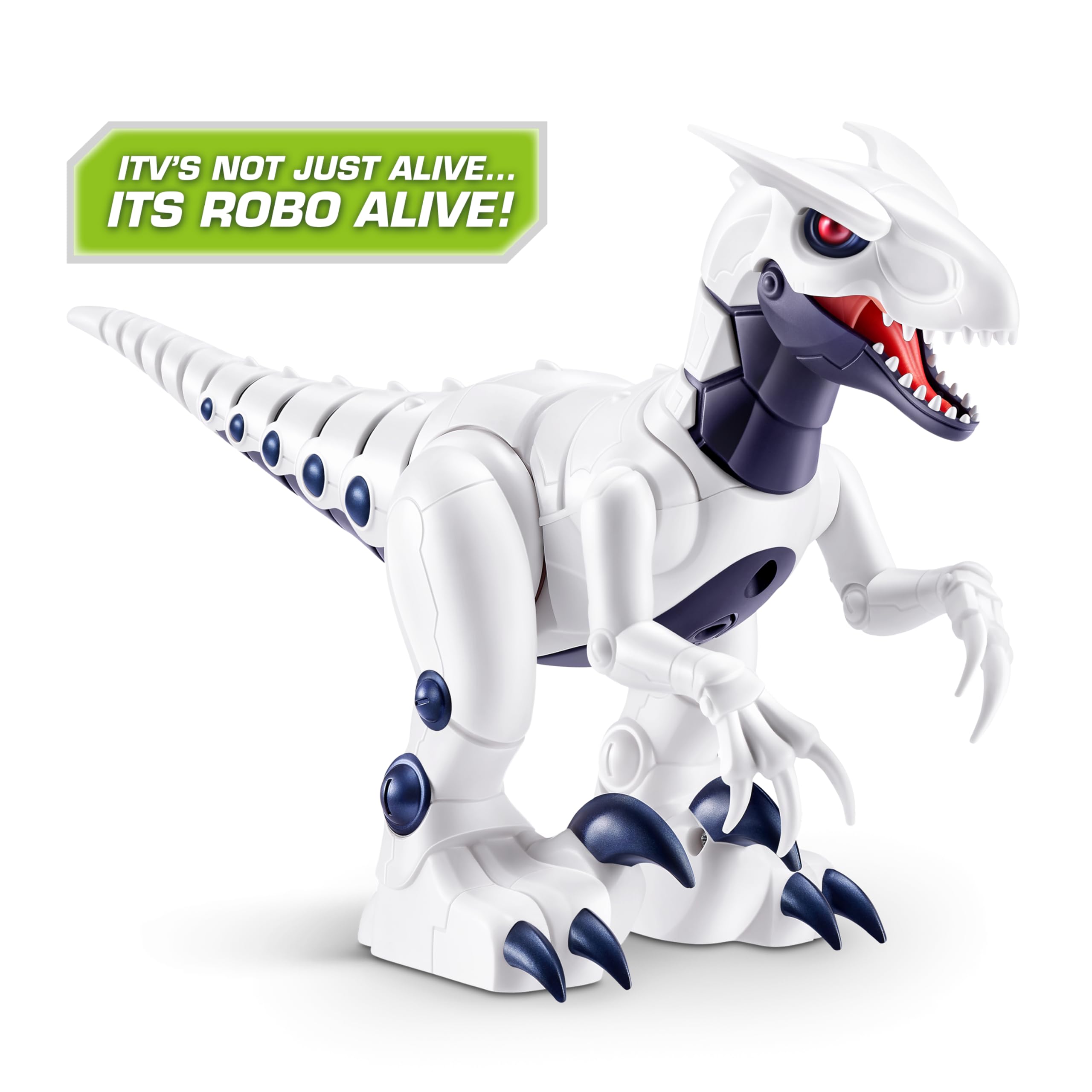 Robo Alive ROBO DINO Raptor Robotic Toy by ZURU | Electronic Dinosaur | Ages 3+ 4