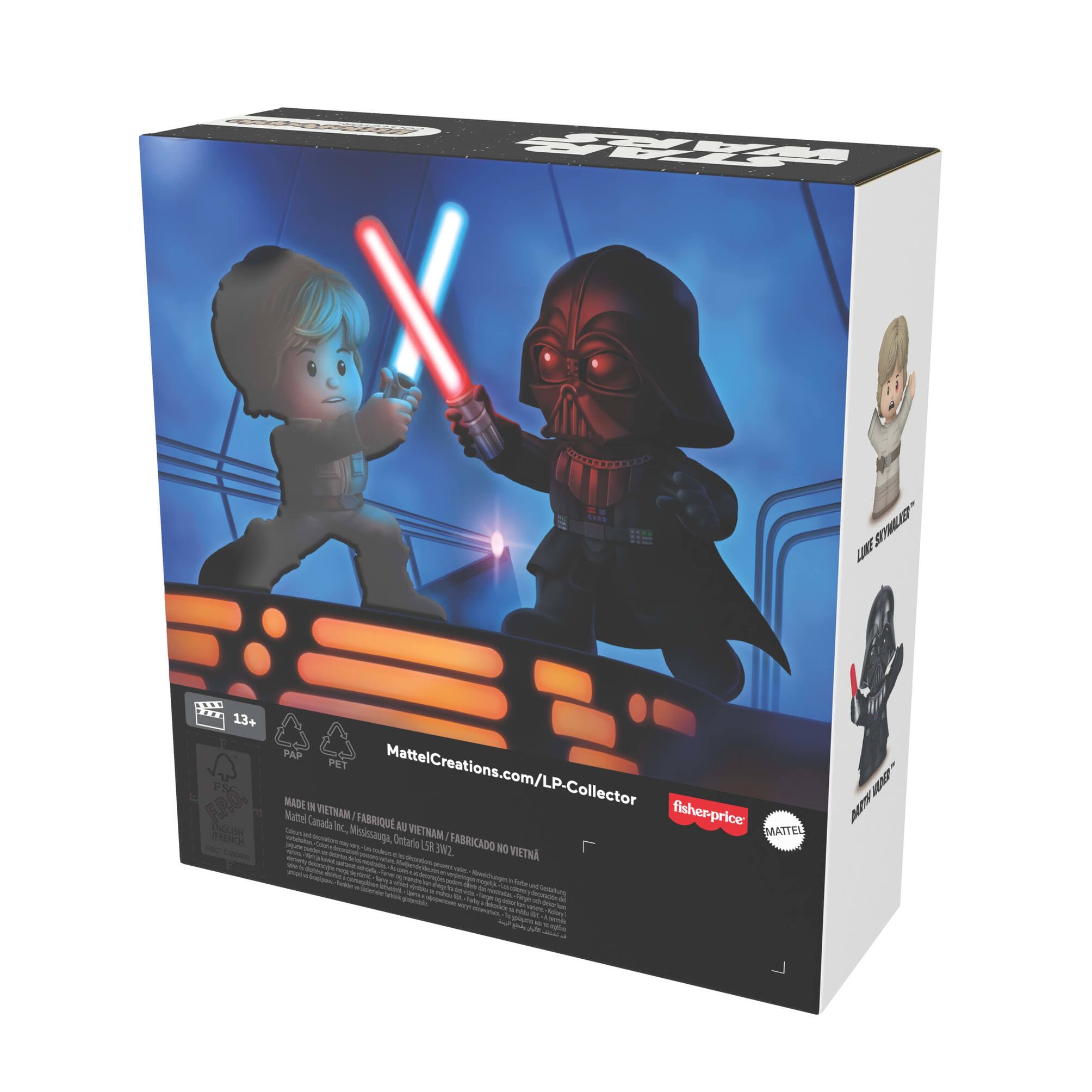 Little People COLLECTOR Star Wars: I Am Your Father Special Edition Set | 2 Figures | Ages 13+ 7
