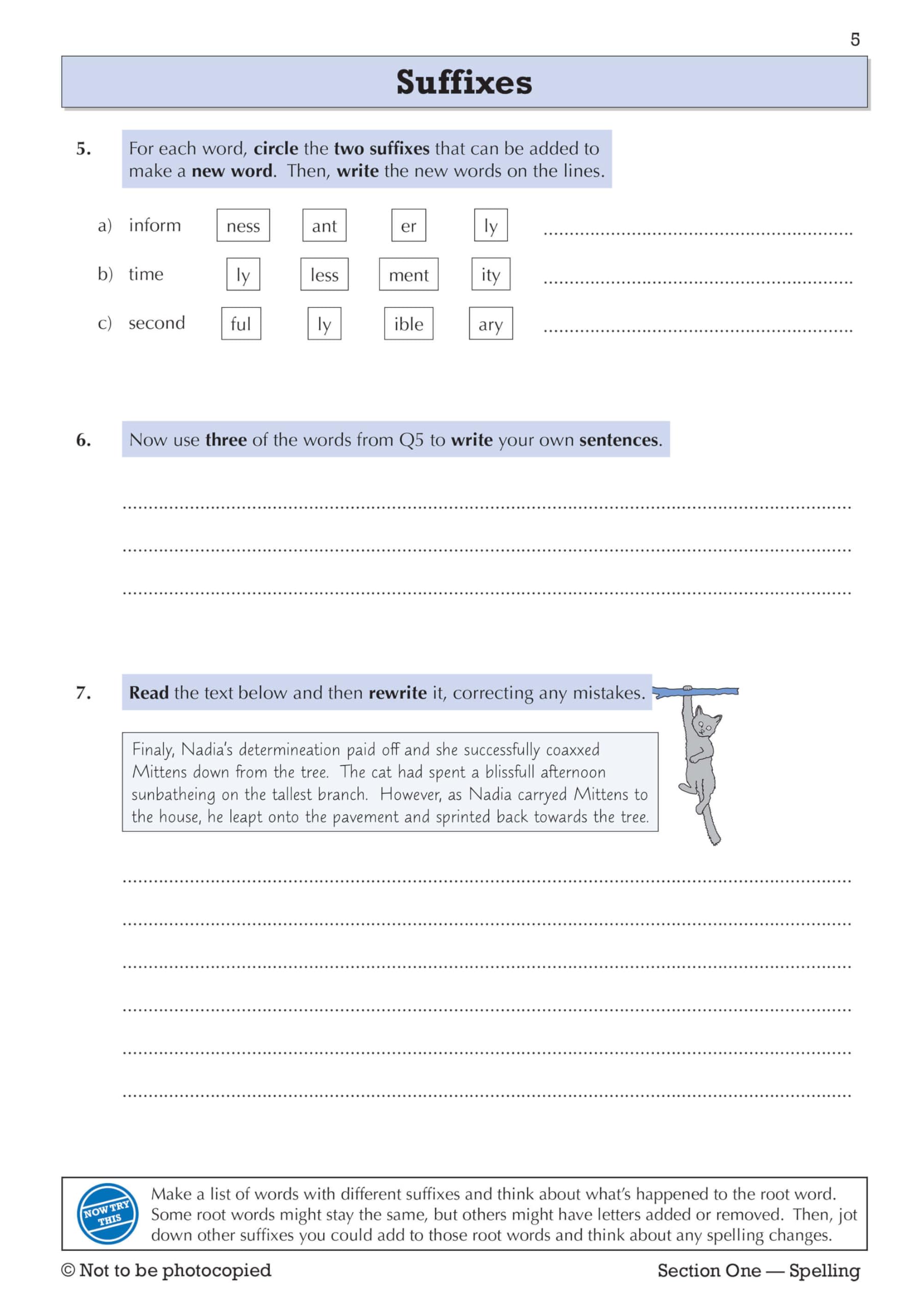 CGP New KS3 Year 7 Spelling, Punctuation and Grammar Targeted Workbook | Paperback | English 3