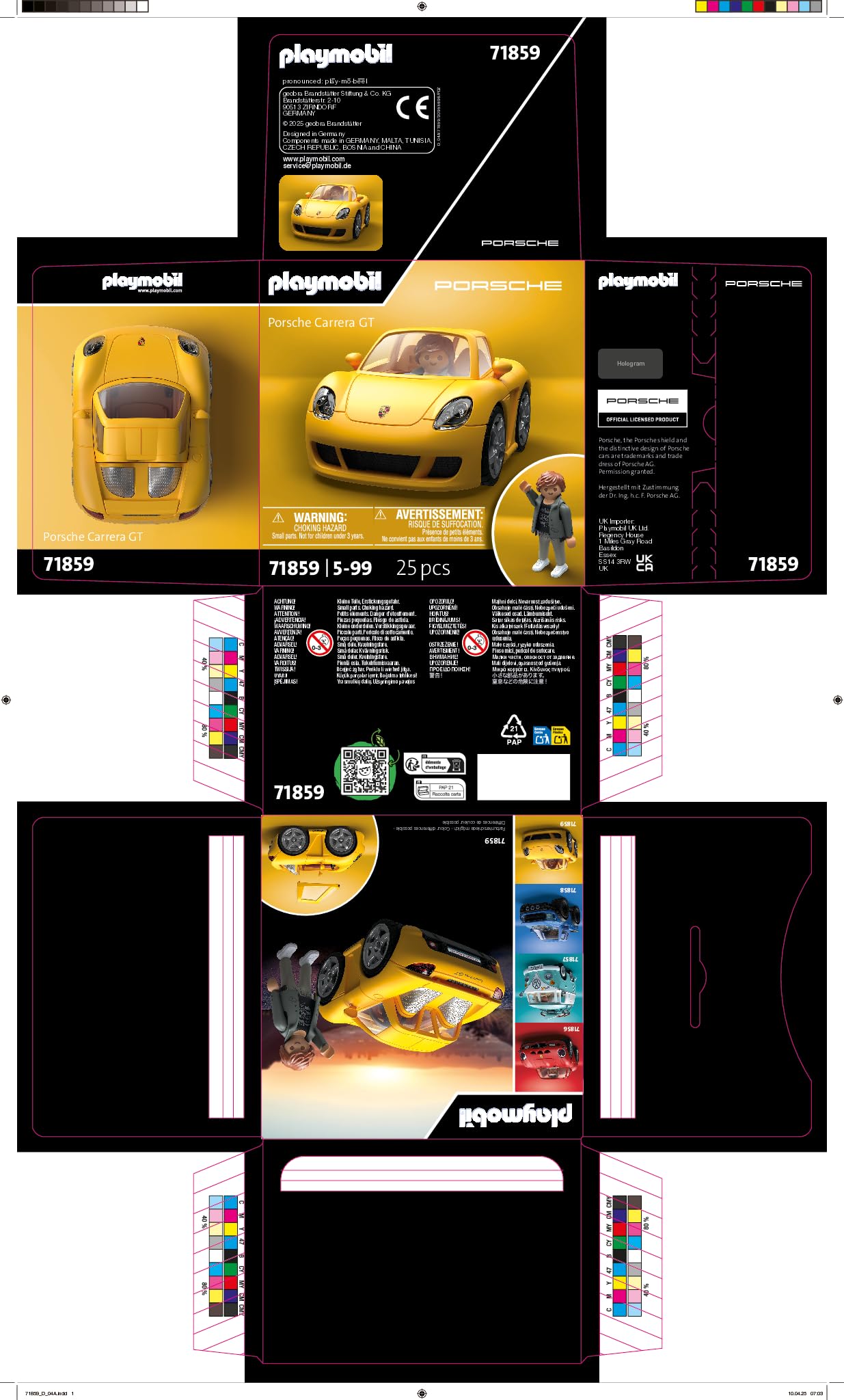 Playmobil Porsche Carrera GT - Model Car with Driver Figure for Kids 4+ 13