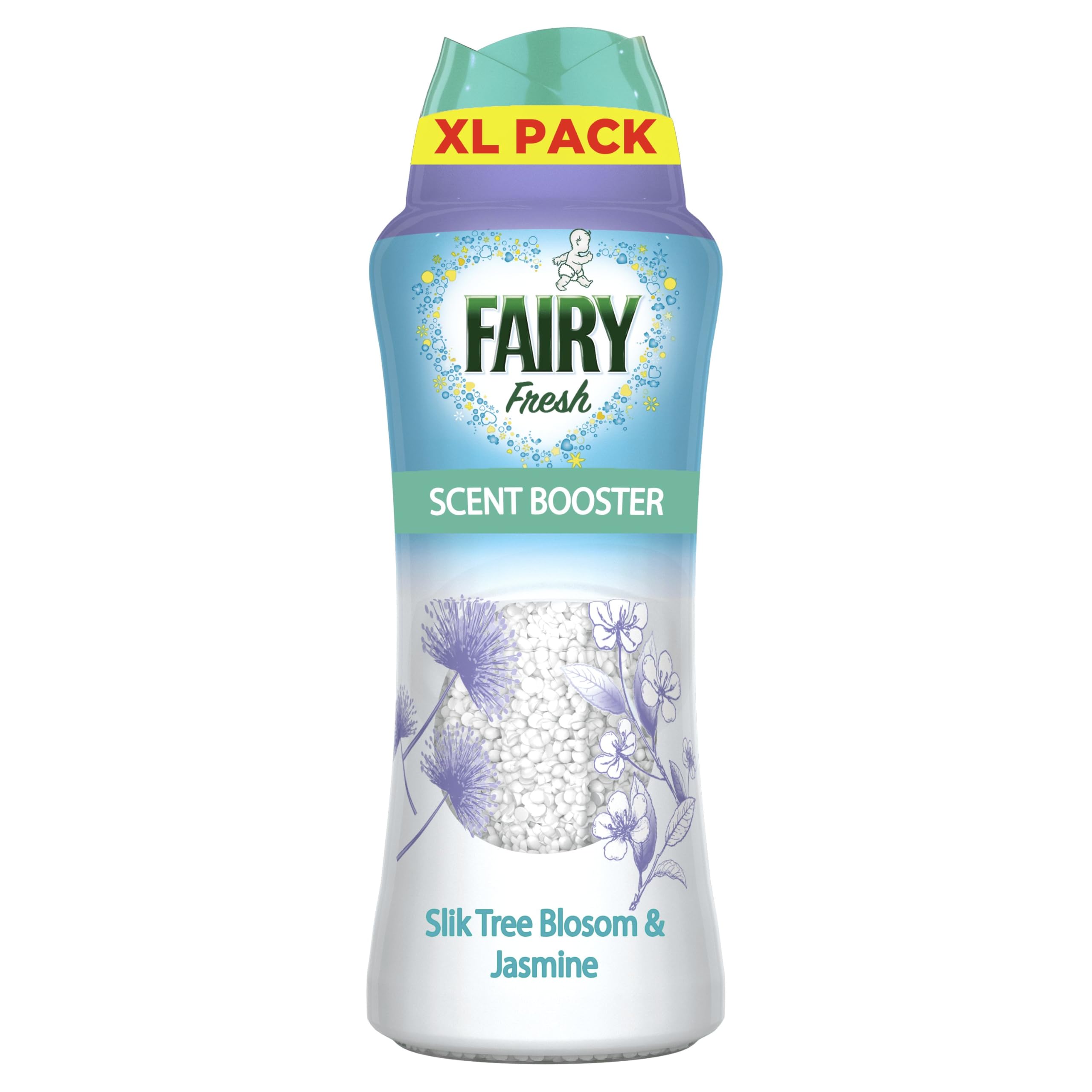 Fairy Non Bio – Duftverstärker für die Wäsche mit Seidenbaumblüte und Jasmin (495 g)