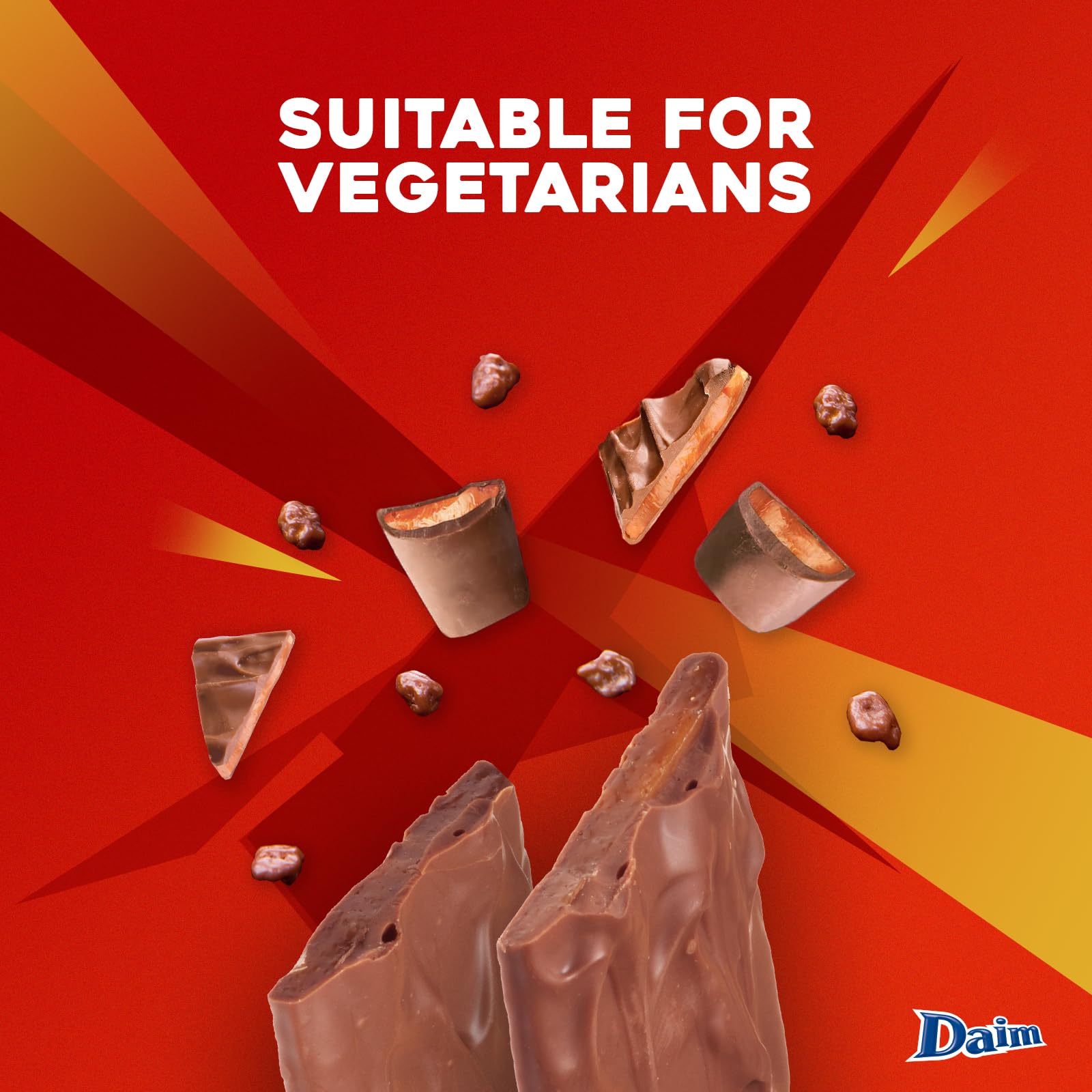Daim - Mini Chocolate Bag Crunchy Almond Caramel Covered in Milk Chocolate 200g