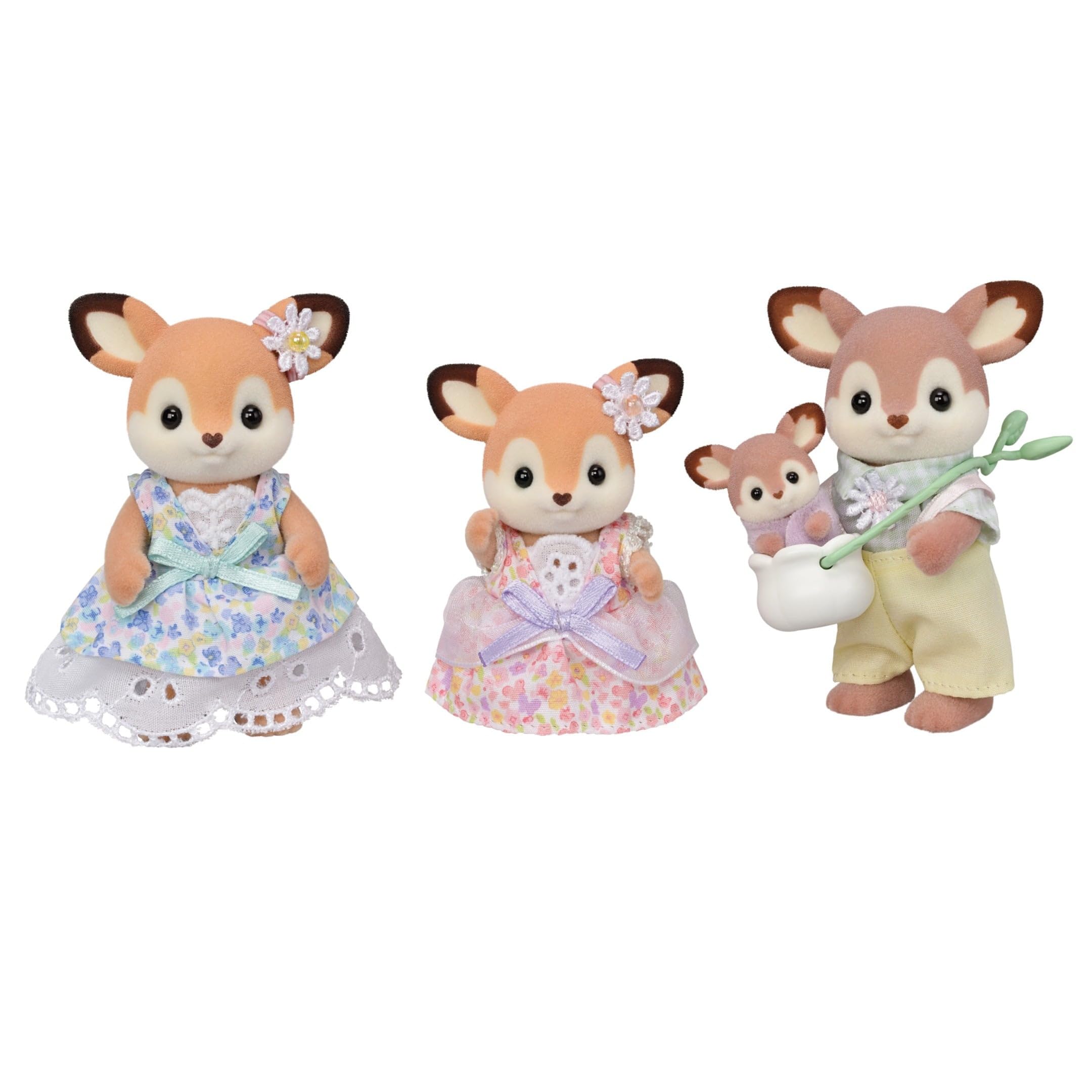 Sylvanian Families Deer Family 5799 Playset | Includes 4 Figures & Sling | Ages 3+ 3