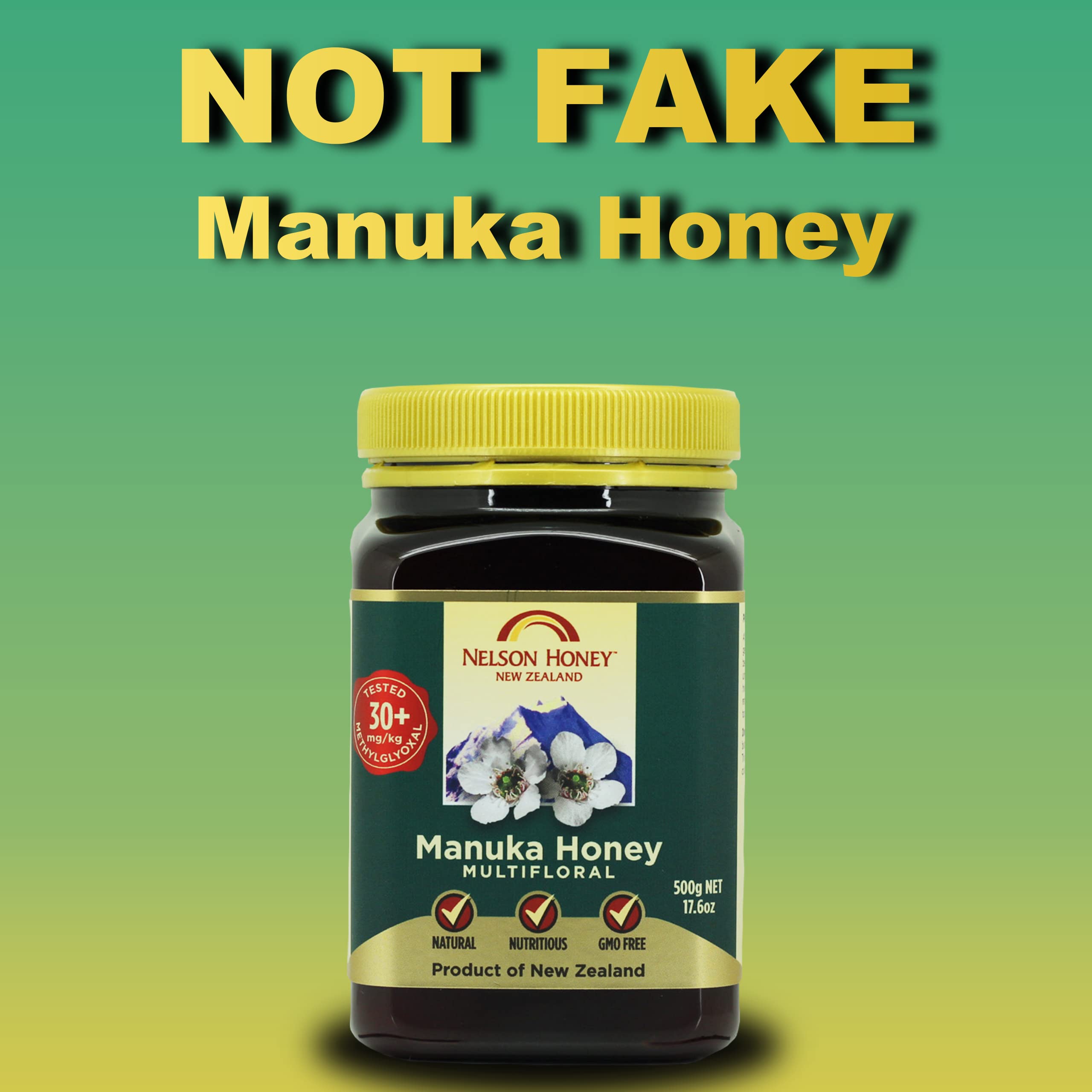 Nelson Honey New Zealand Classic Manuka Honey 30+ MGO | Maintenance Grade | 500 g 5