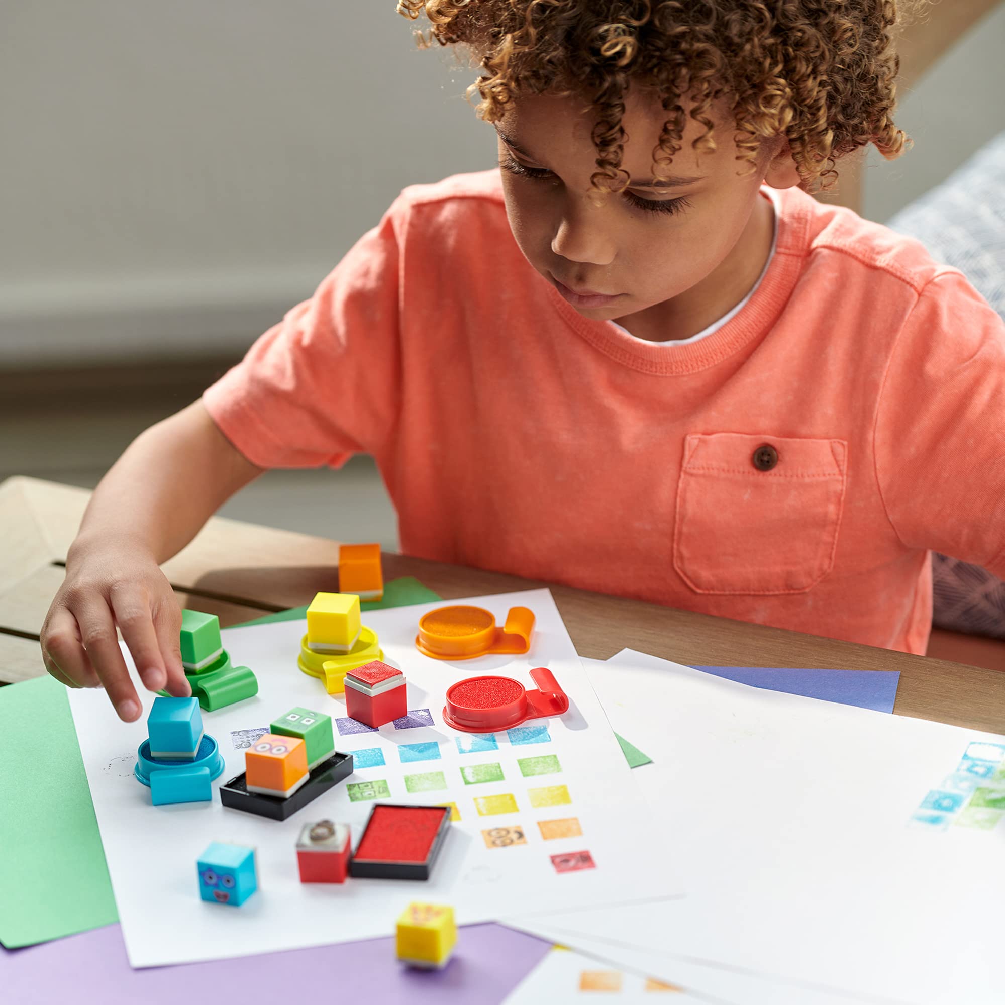Learning Resources Numberblocks Stampoline Park Stamp Activity Set - 32 Pieces, Ages 3+ 6