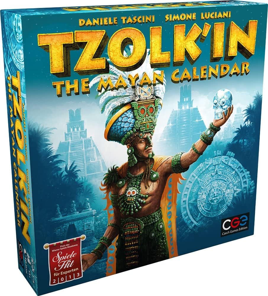 CGE Czech Games Edition Tzolk'in The Mayan Calendar Board Game | Strategy | 4 Players | 60-90 min