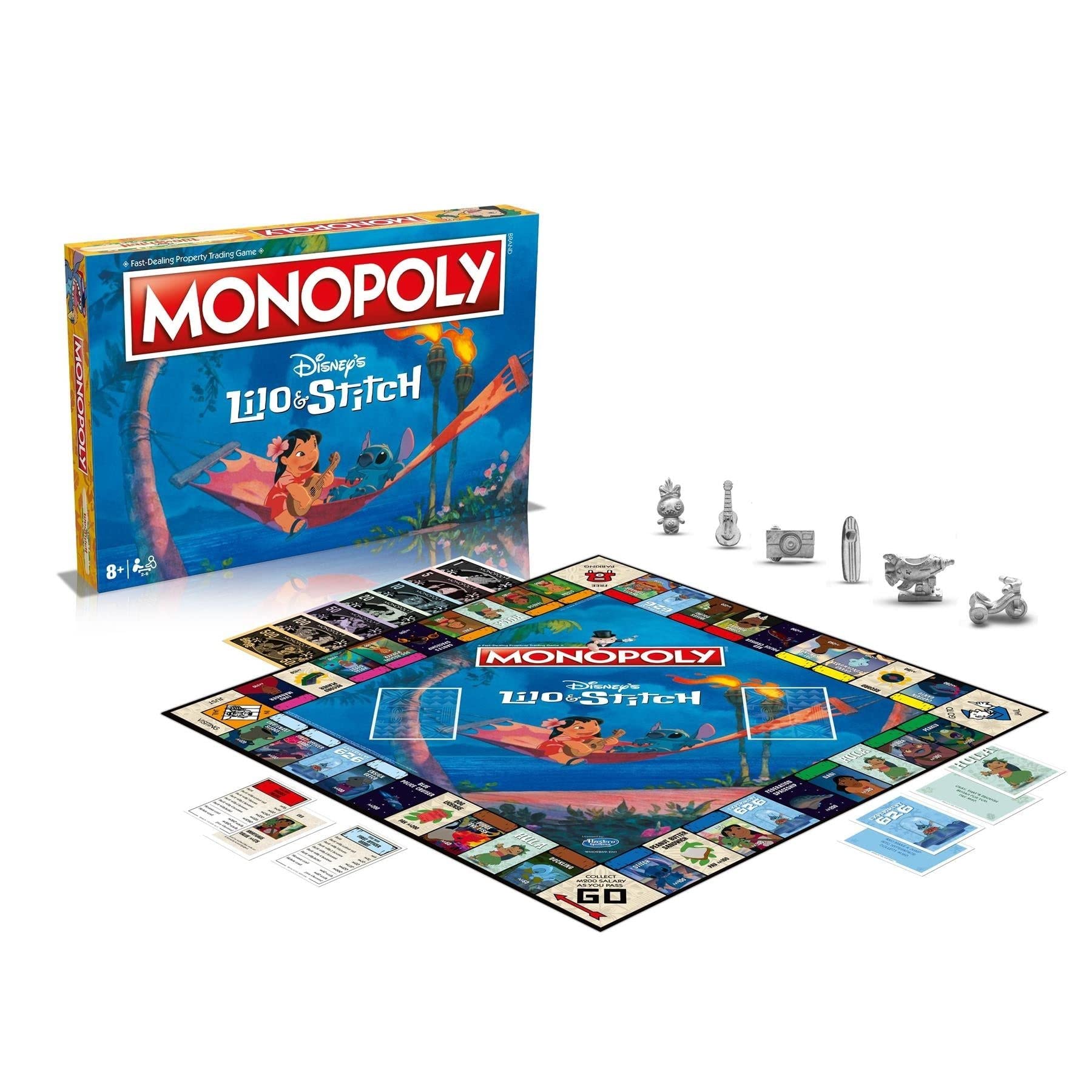 Winning Moves Lilo & Stitch Monopoly Board Game - Standard Edition, Ages 8+, 2-6 Players 1