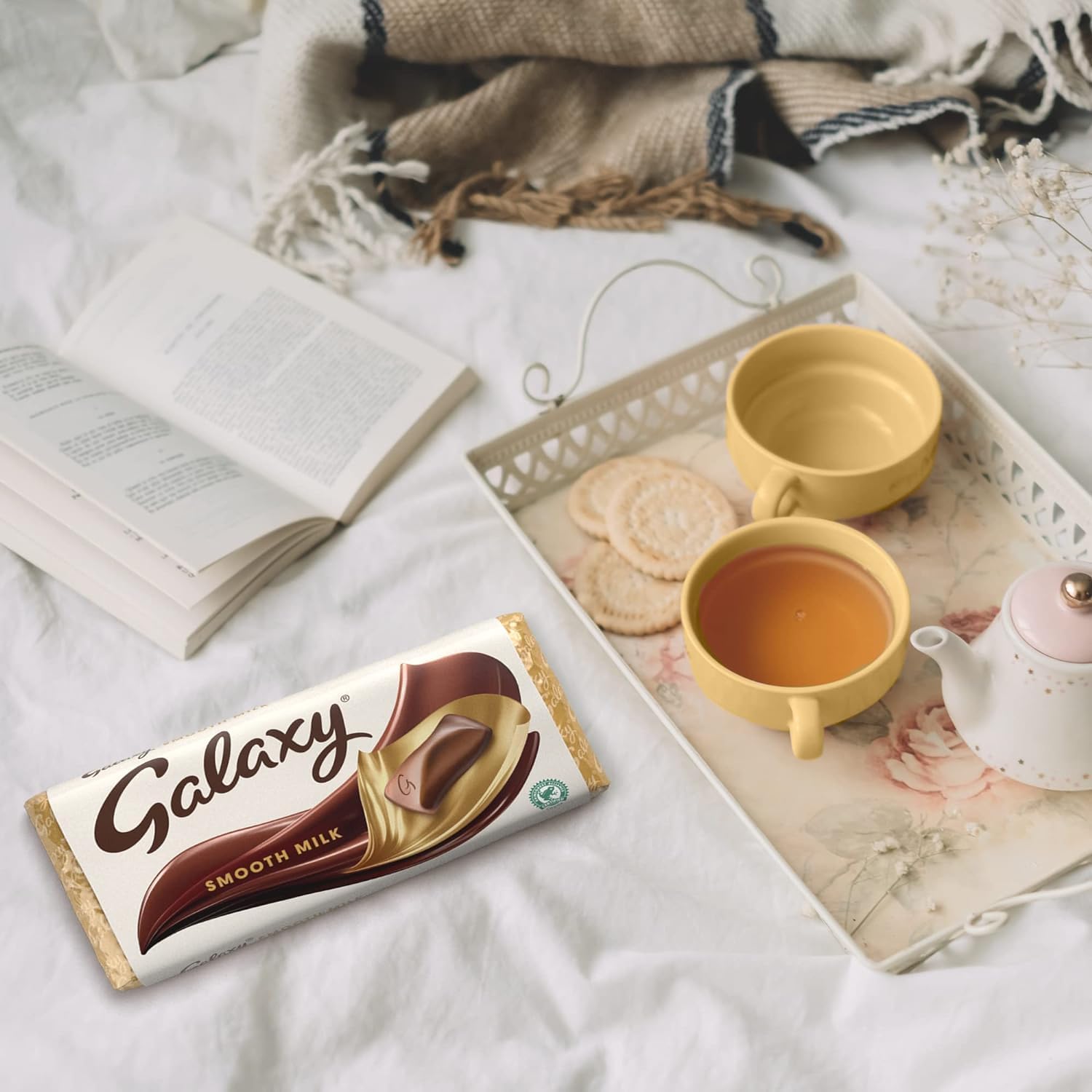 Galaxy Smooth Milchschokoladenriegel 100 g – Snack für den Filmabend, Schokoladengeschenk, Riegel zum Teilen 5