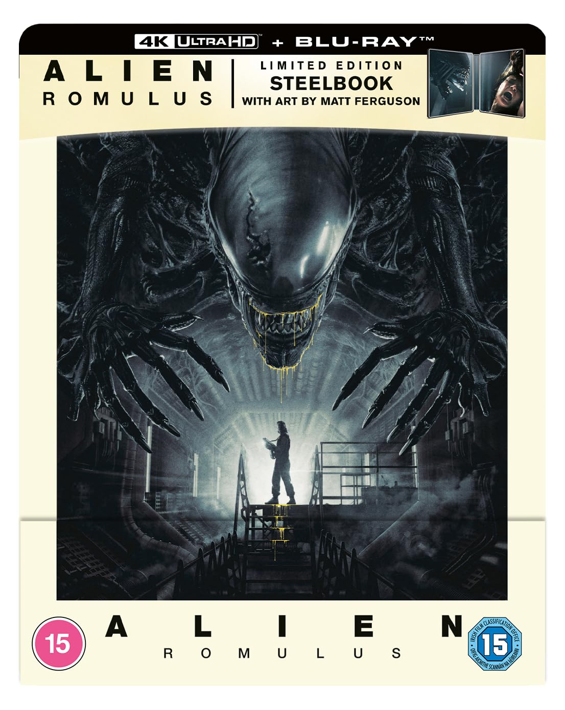 Alien Romulus UHD/BD SteelBook (Matt Ferguson art) [Blu-ray] [Region Free]