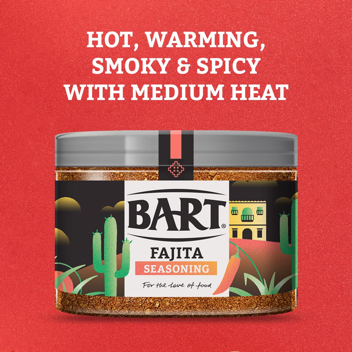 BART Fajita Spice Blend Powder - Hot & Spicy Latin American Flavour | 250g Large Pack