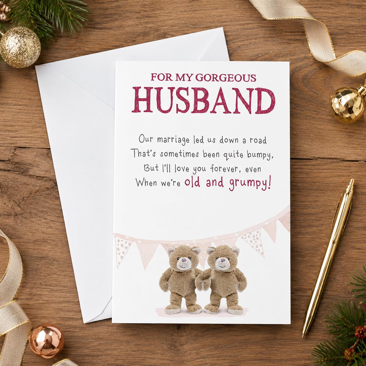 Emotional Rescue Grumpy Birthday Card - Husband | FSC Paper | Made in UK 3